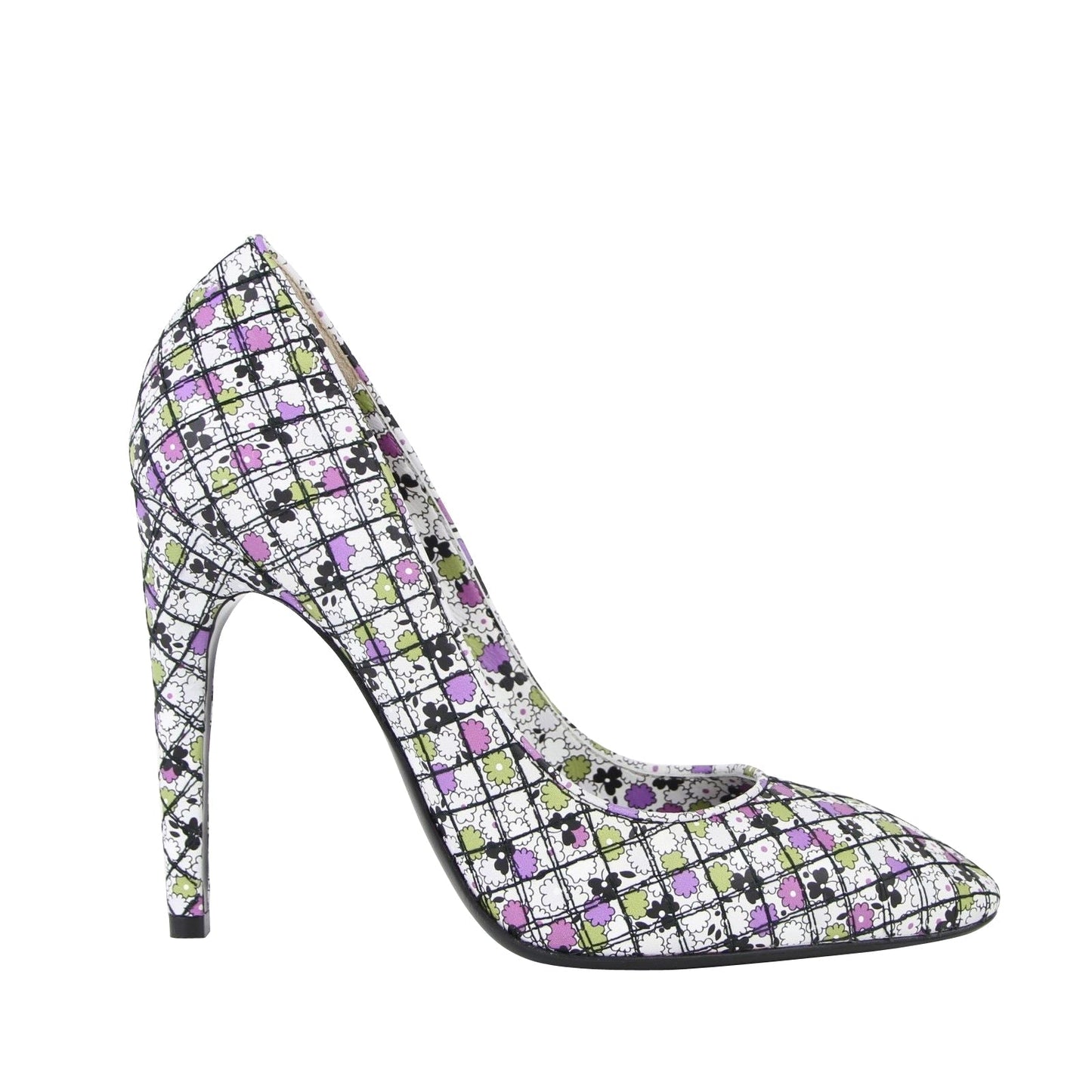 Luxury Bottega Veneta Women's Floral Leather Heels 4