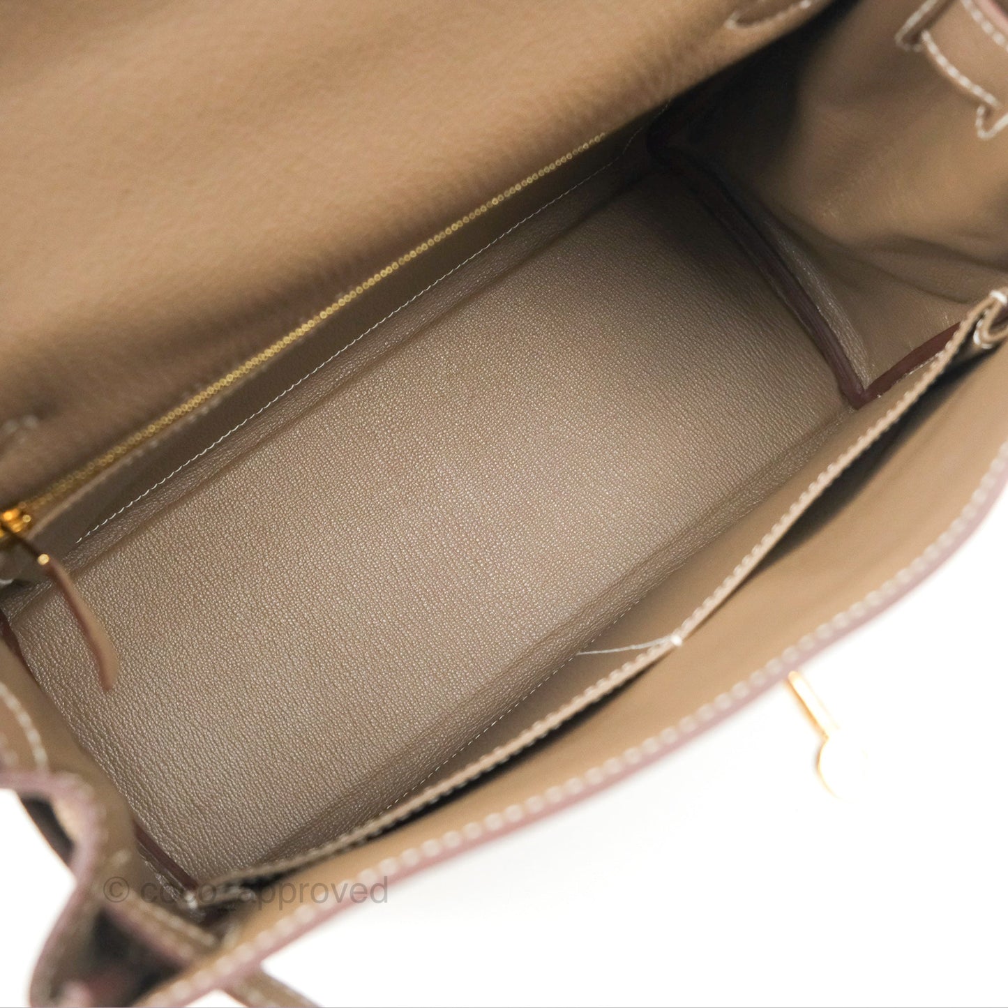 Hermès Kelly 28 Retourne Etoupe Togo Gold Hardware