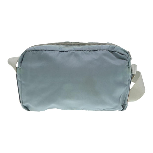 Luxury Prada Shoulder Bag Nylon Light Blue  90732