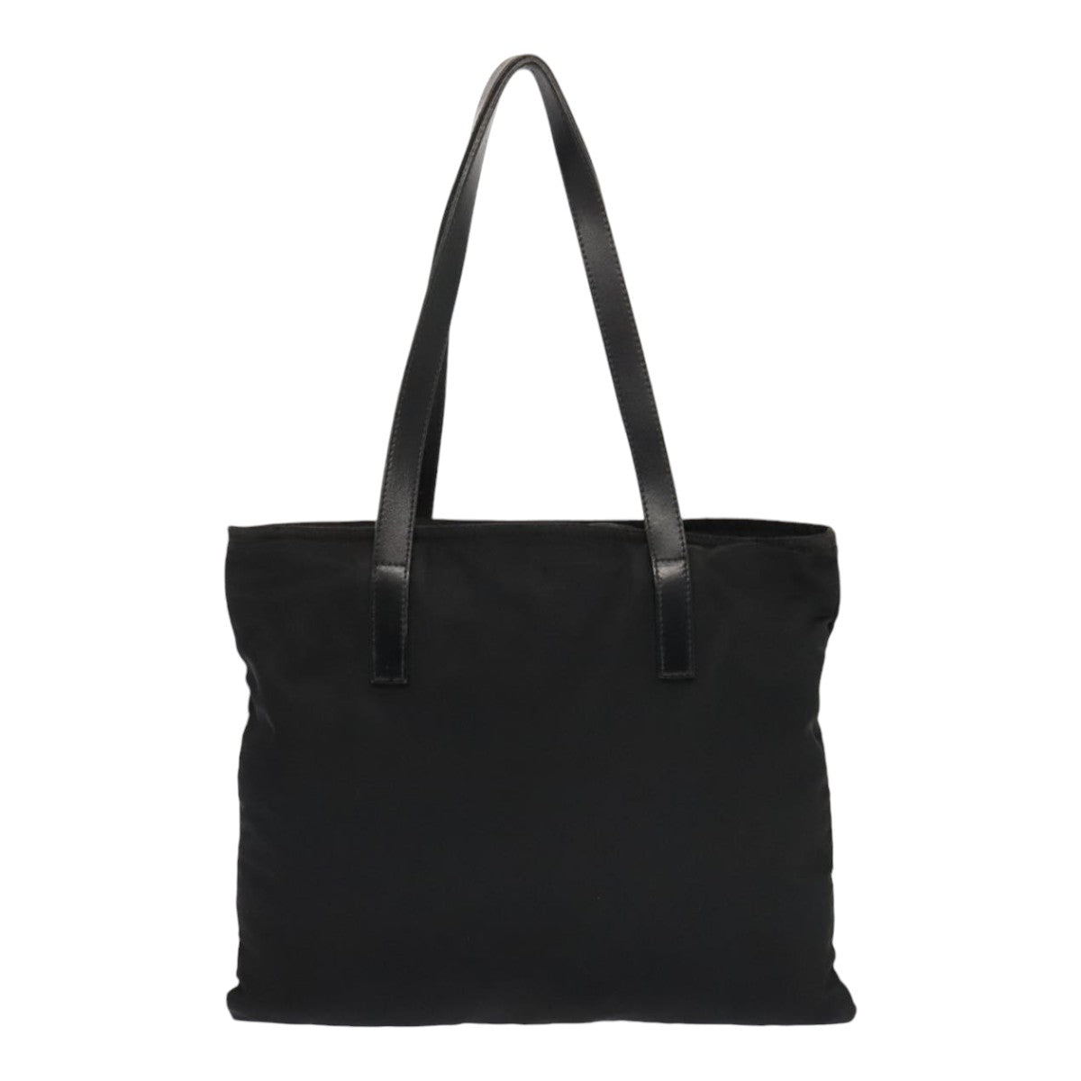 Luxury Prada Shoulder Bag Nylon Black Silver  90753