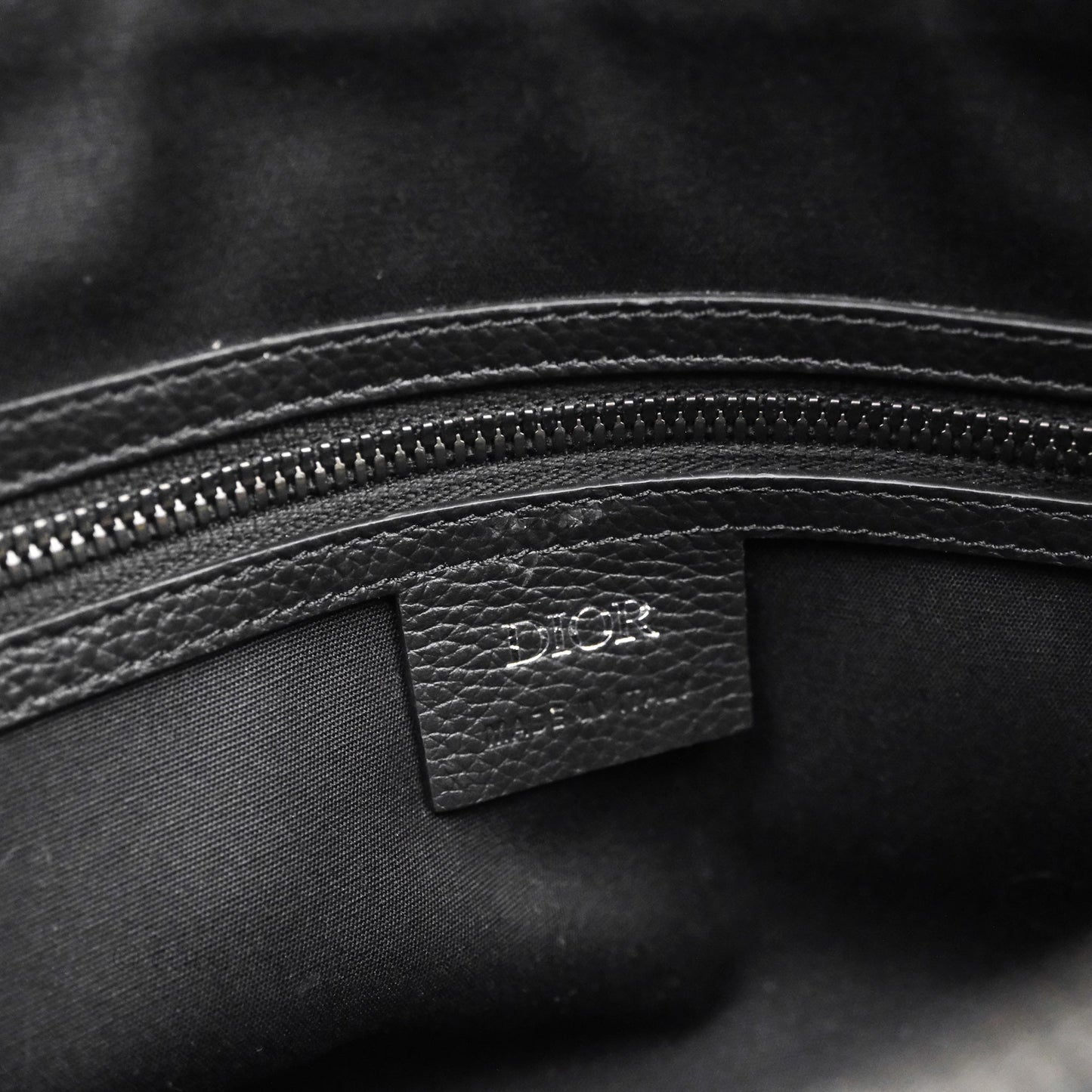 Christian Dior Oblique Jacquard Weekender Black Bag