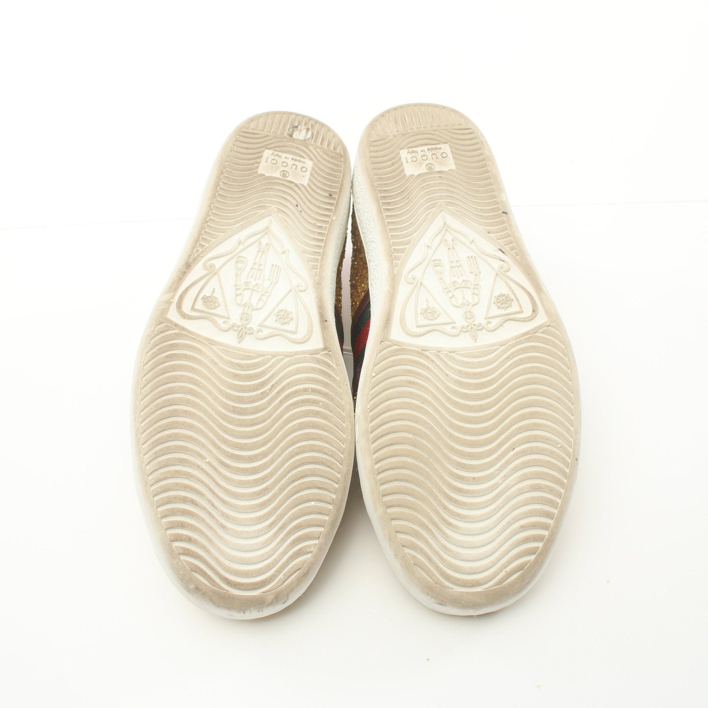 Luxury Gucci Trending 2025 Sherry line Low cut sneakers Glitter Canvas Gold Multicolor Sequin
