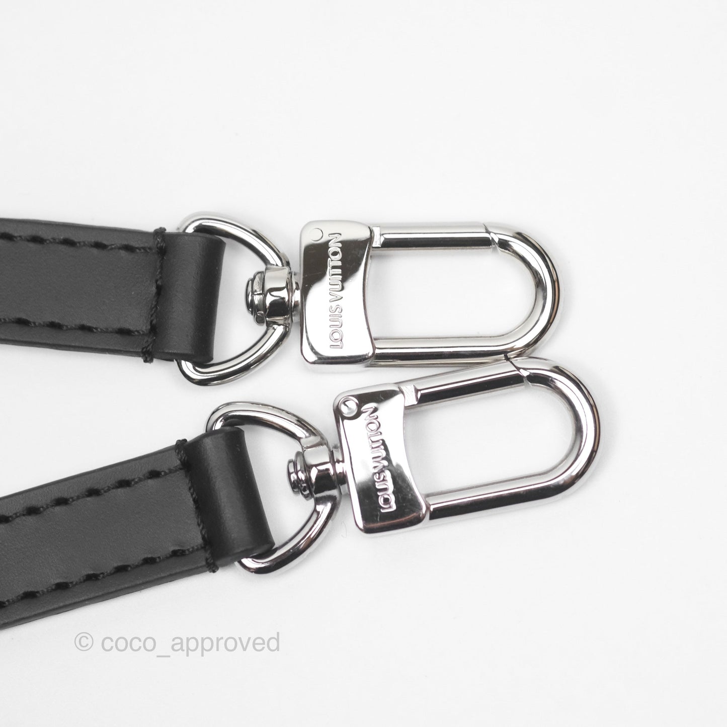 Louis Vuitton Alma Nano Black Silver Hardware