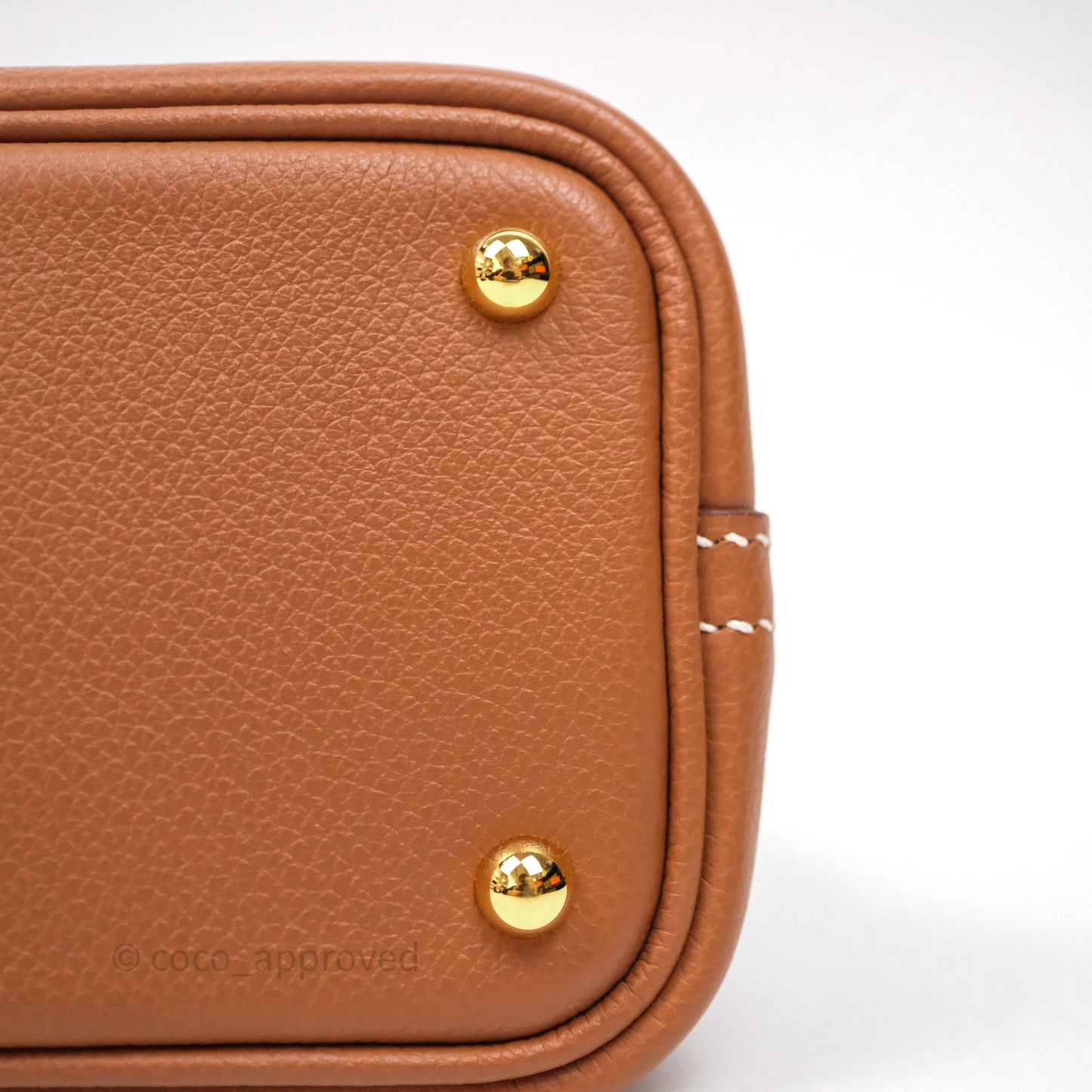 Hermès Bolide Mini 1923 Gold Evercolor Gold Hardware