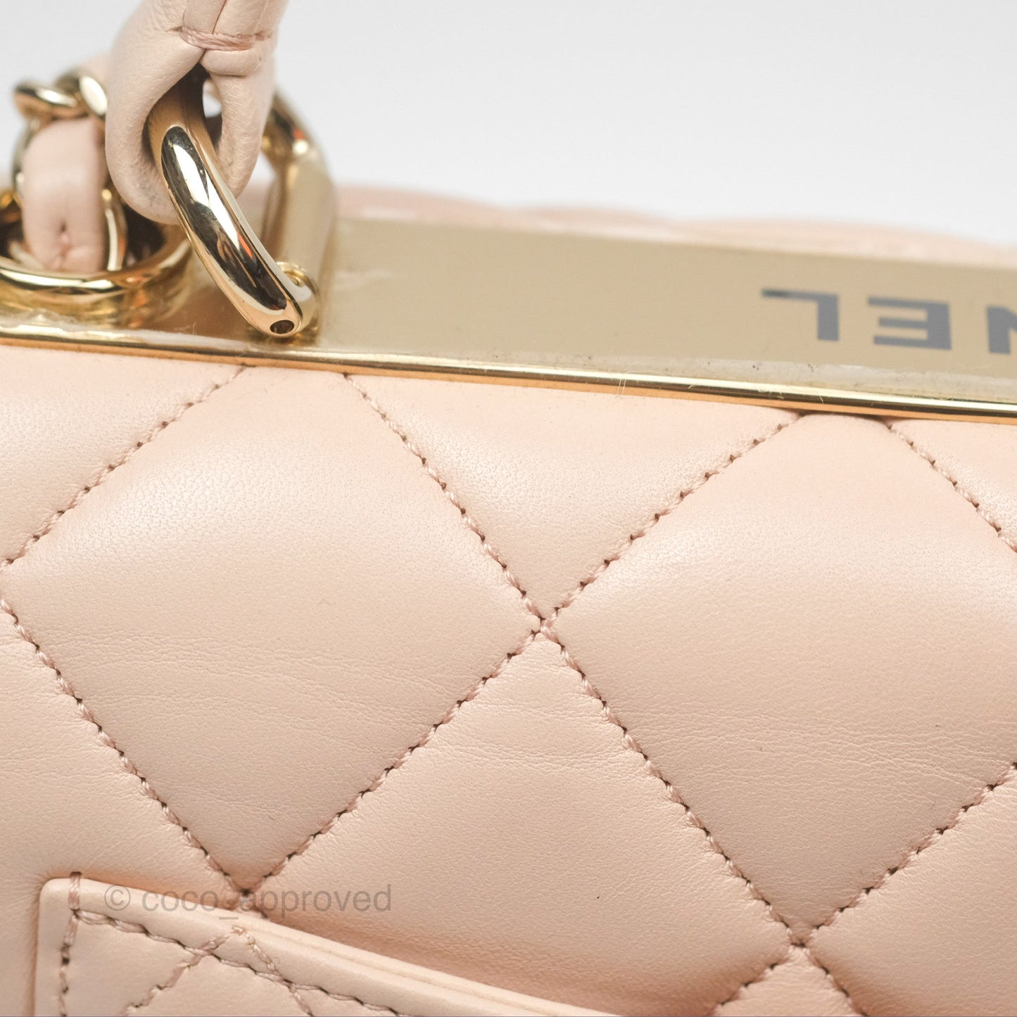 Chanel Trendy CC Small Beige Lambskin Gold Hardware