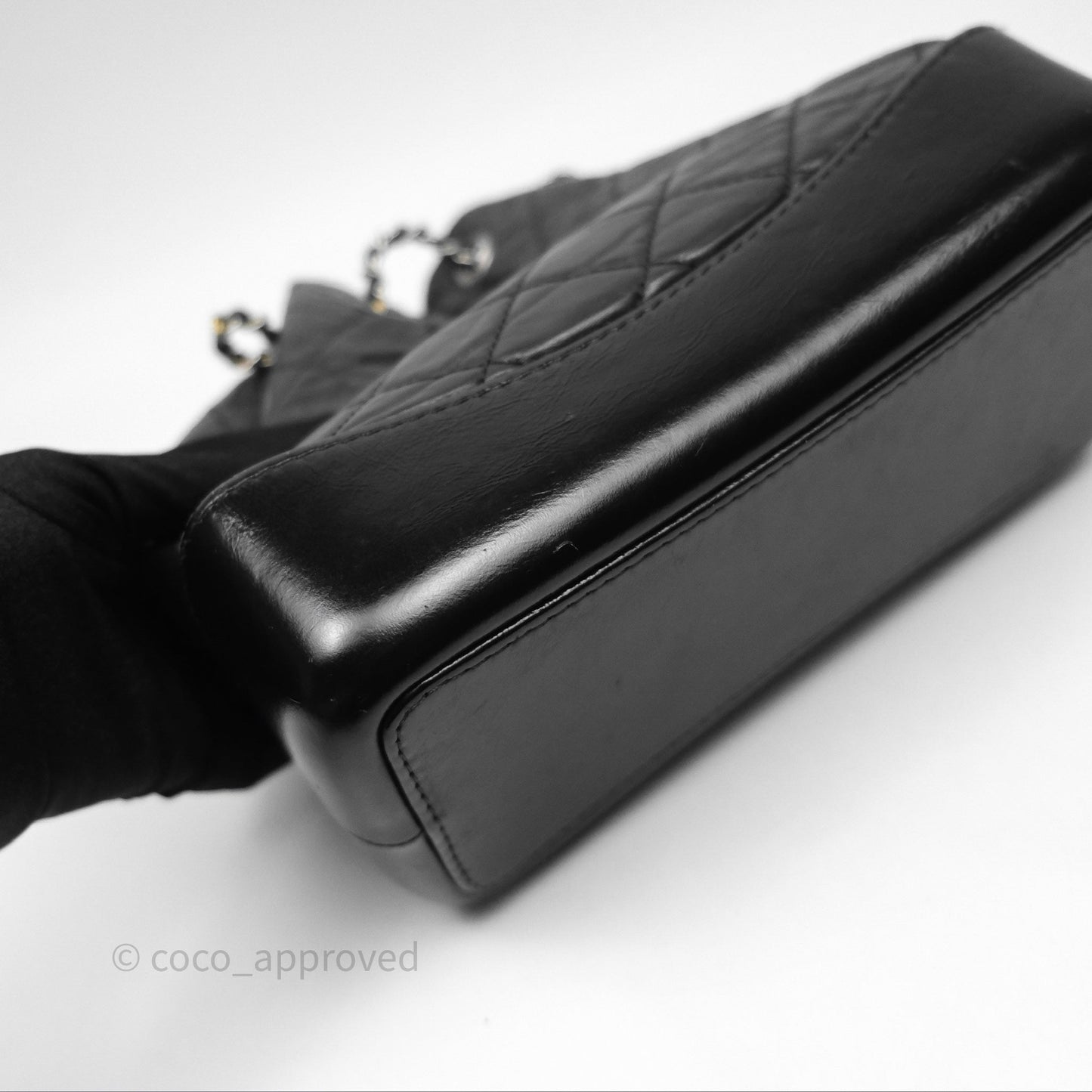 Chanel Small Gabrielle Backpack Black Aged Calfskin