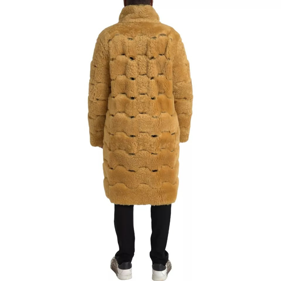 Luxury Bottega Veneta  Wool Long Teddy Coat Men's Jacket