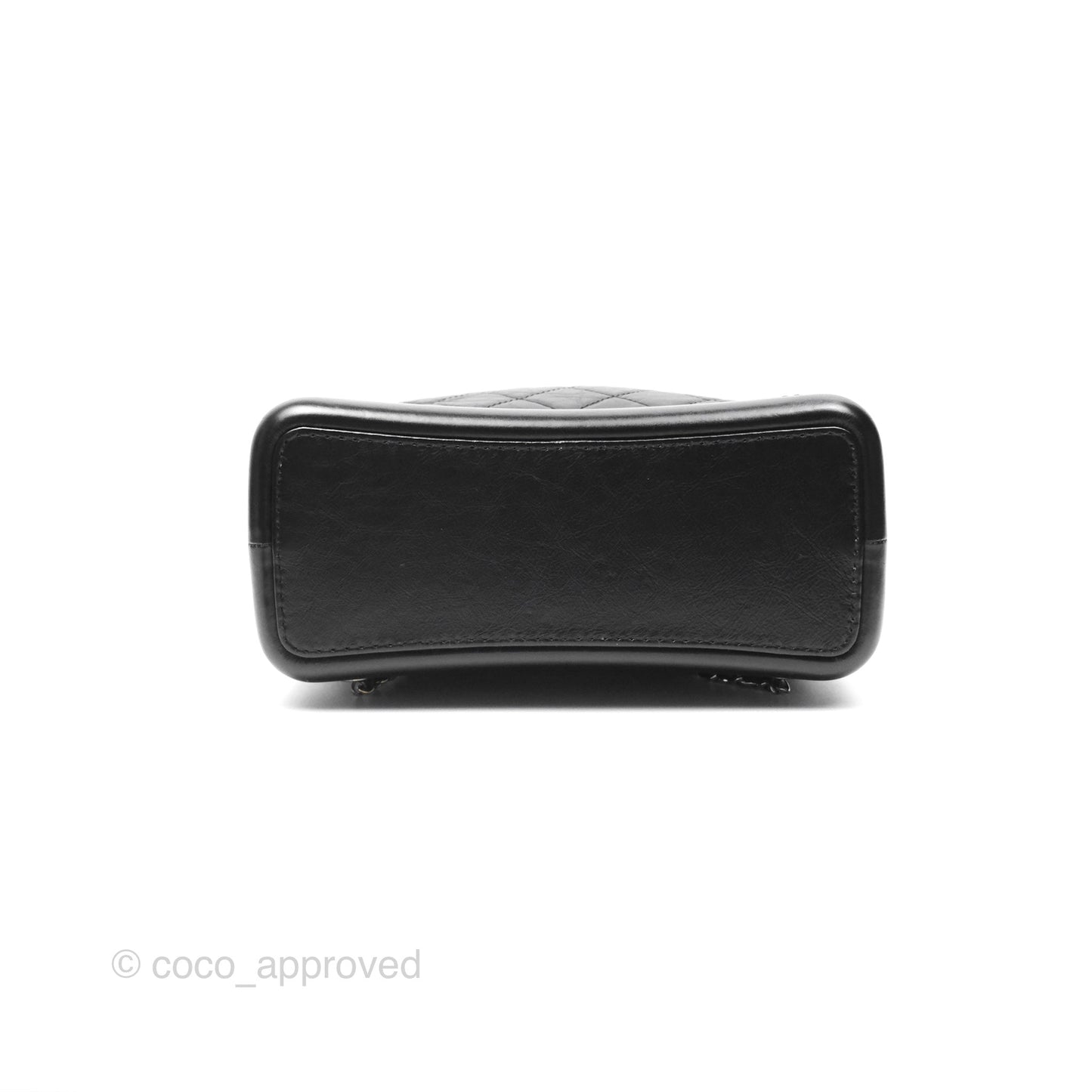 Chanel Medium Gabrielle Backpack Black Aged Calfskin