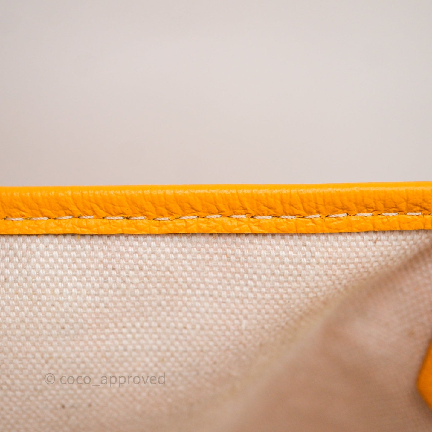 Goyard St. Louis GM Yellow Goyardine Canvas