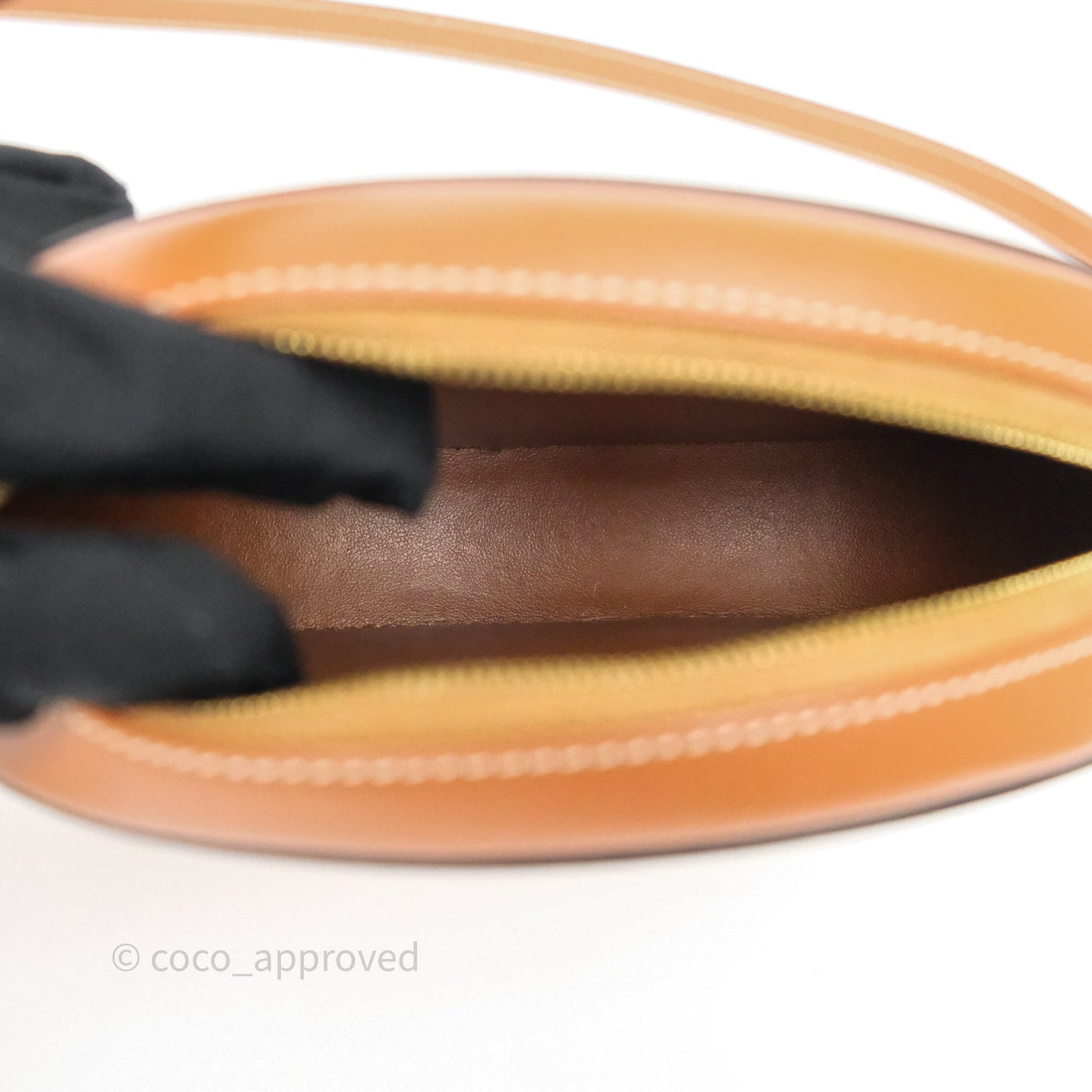 Celine Mini Oval Bag Cuir Triomphe Tan Calfskin