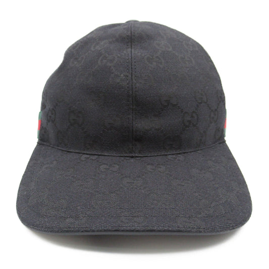 Luxury Gucci Trending 2025 Baseball cap Cap GG canvas Black