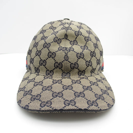 Luxury Gucci Trending 2025 Baseball cap Cap GG canvas Beige Blue