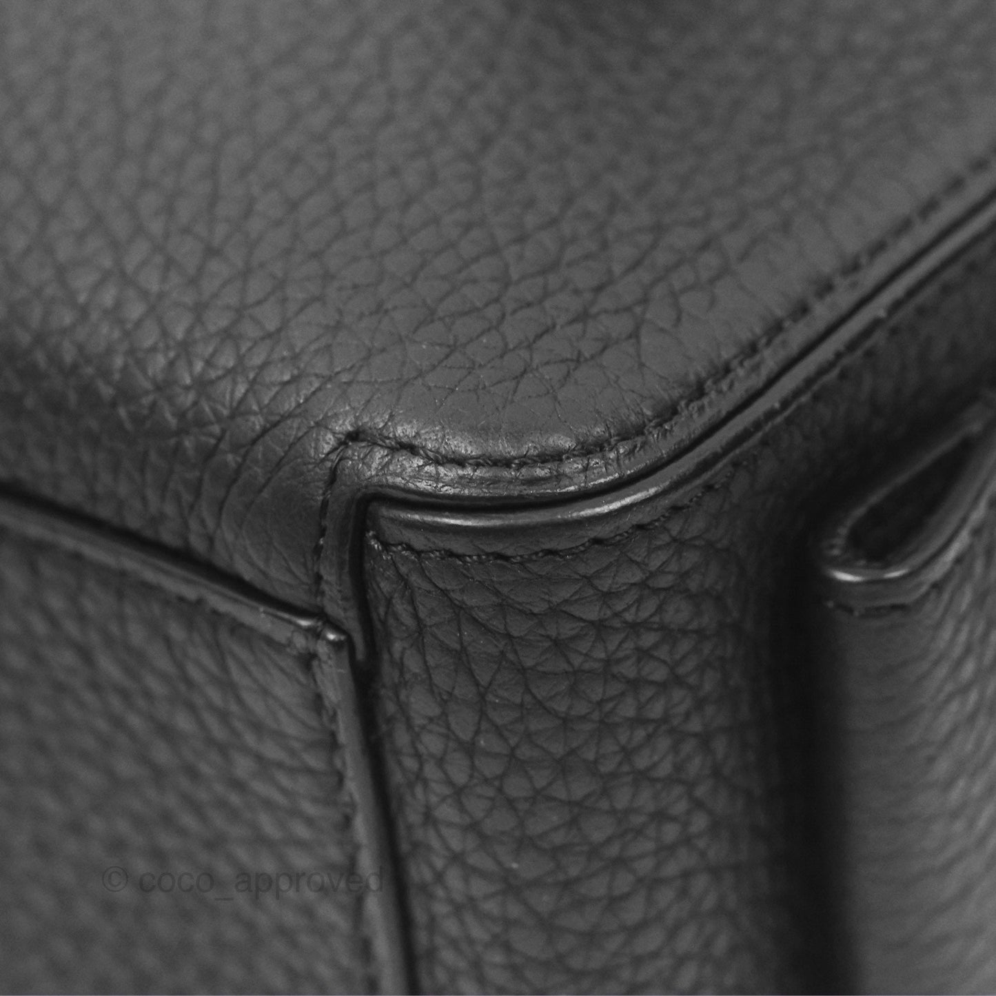 Delvaux Cool Box Nano Taurillon Soft Grained Calfskin Black Gold Hardware