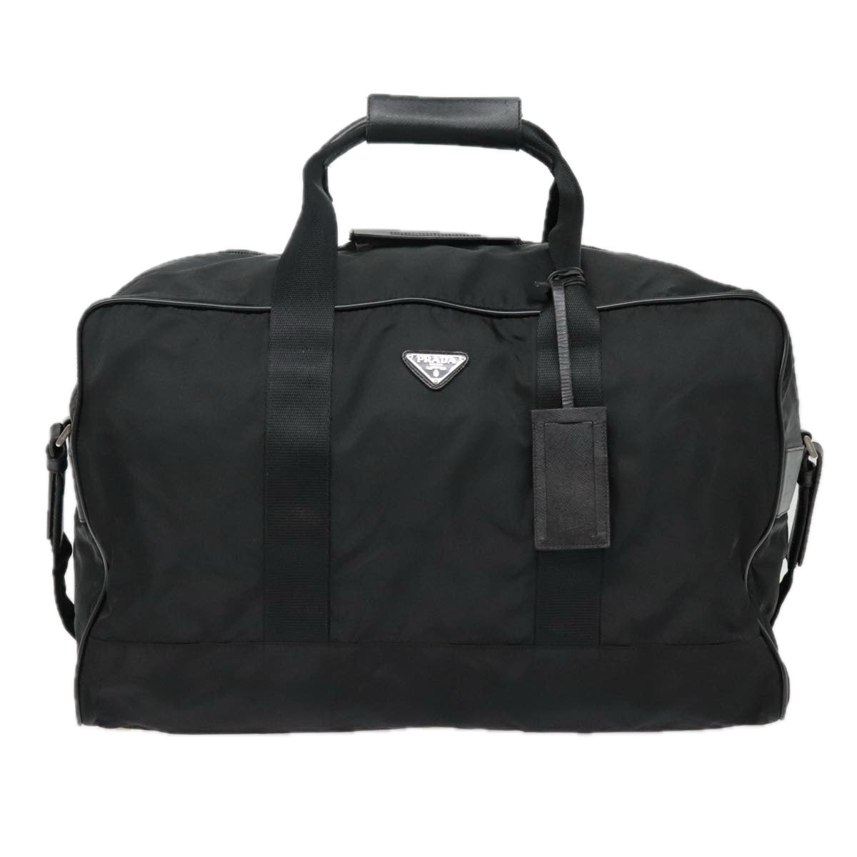 Luxury Prada Boston Bag Nylon 2way Black  90892