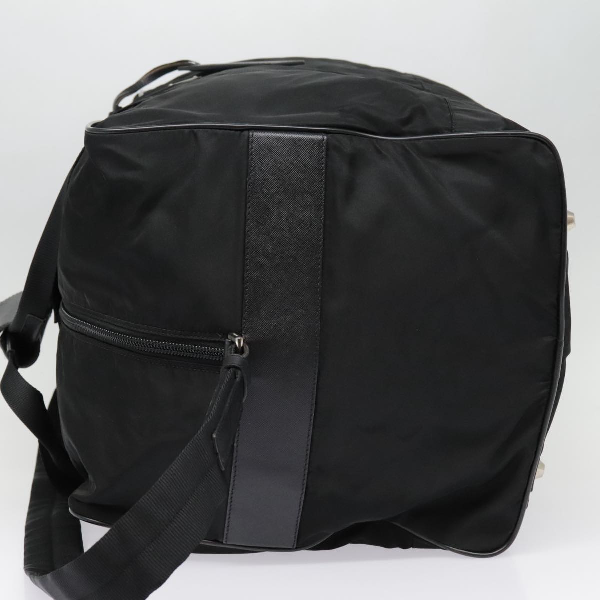 Luxury Prada Boston Bag Nylon 2way Black  90892