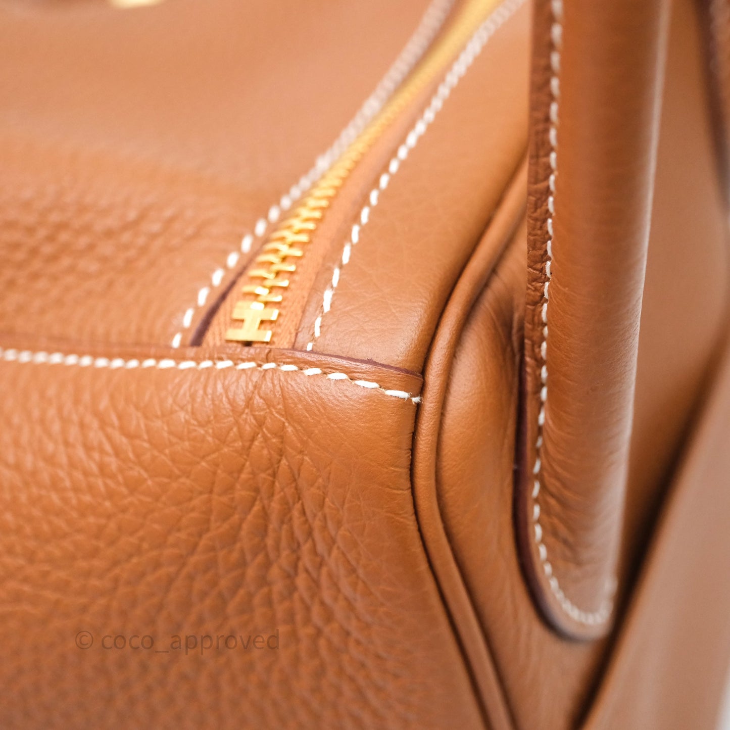 Hermès Lindy 30 Gold 37 Clemence Gold Hardware
