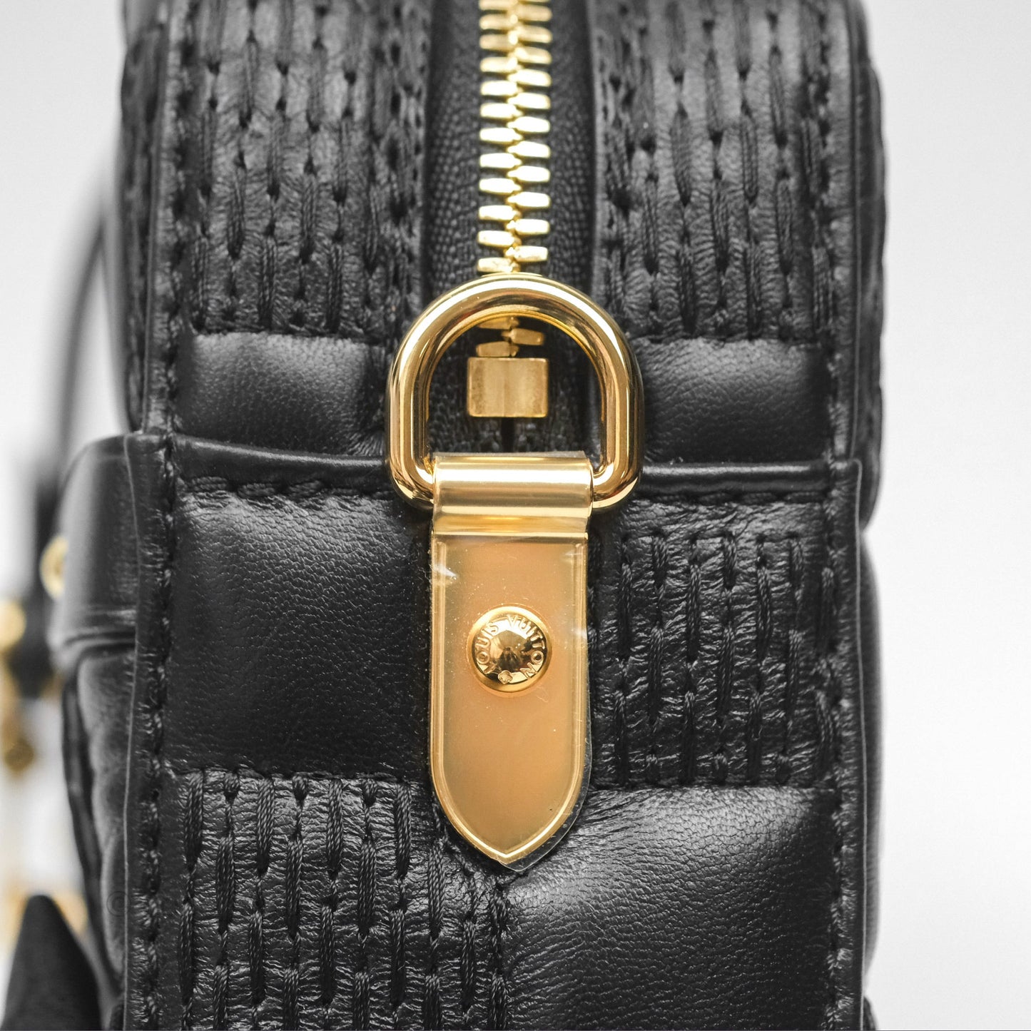 Louis Vuitton Troca PM Quilted Damier Black Lambskin