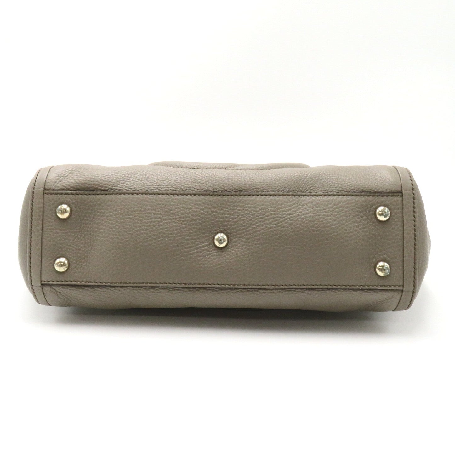 Luxury Gucci Trending 2025 Soho Tote bag 2way Handbag Tote bag Calfskin (cowhide) Gray Greige