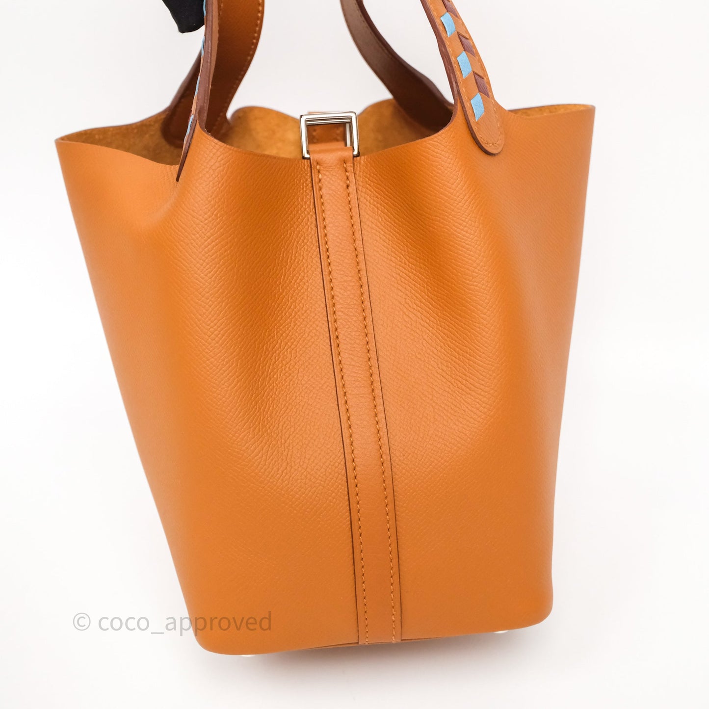 Hermès Picotin 18 Tressage Gold Epsom Palladium Hardware