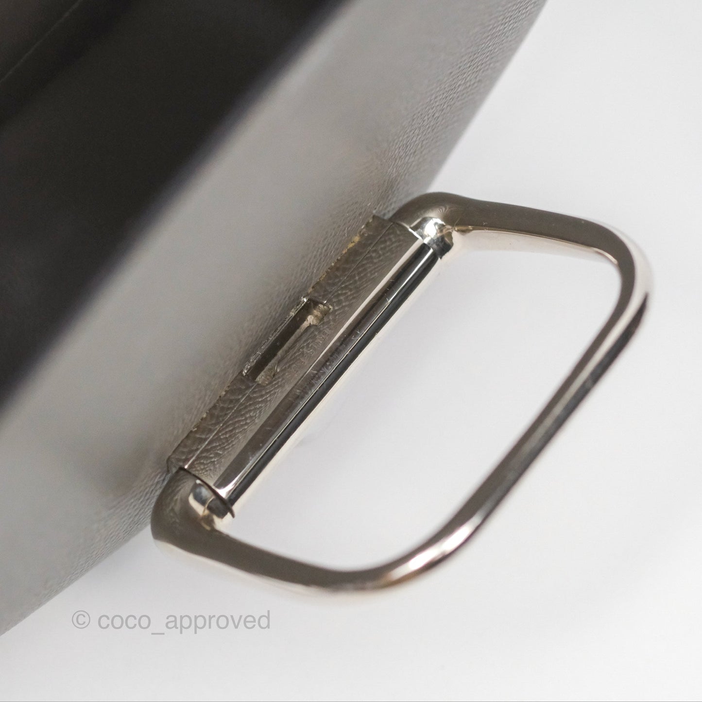 Hermès Della Cavalleria Mini Bag Gris Meyer 0L Epsom Palladium Hardware