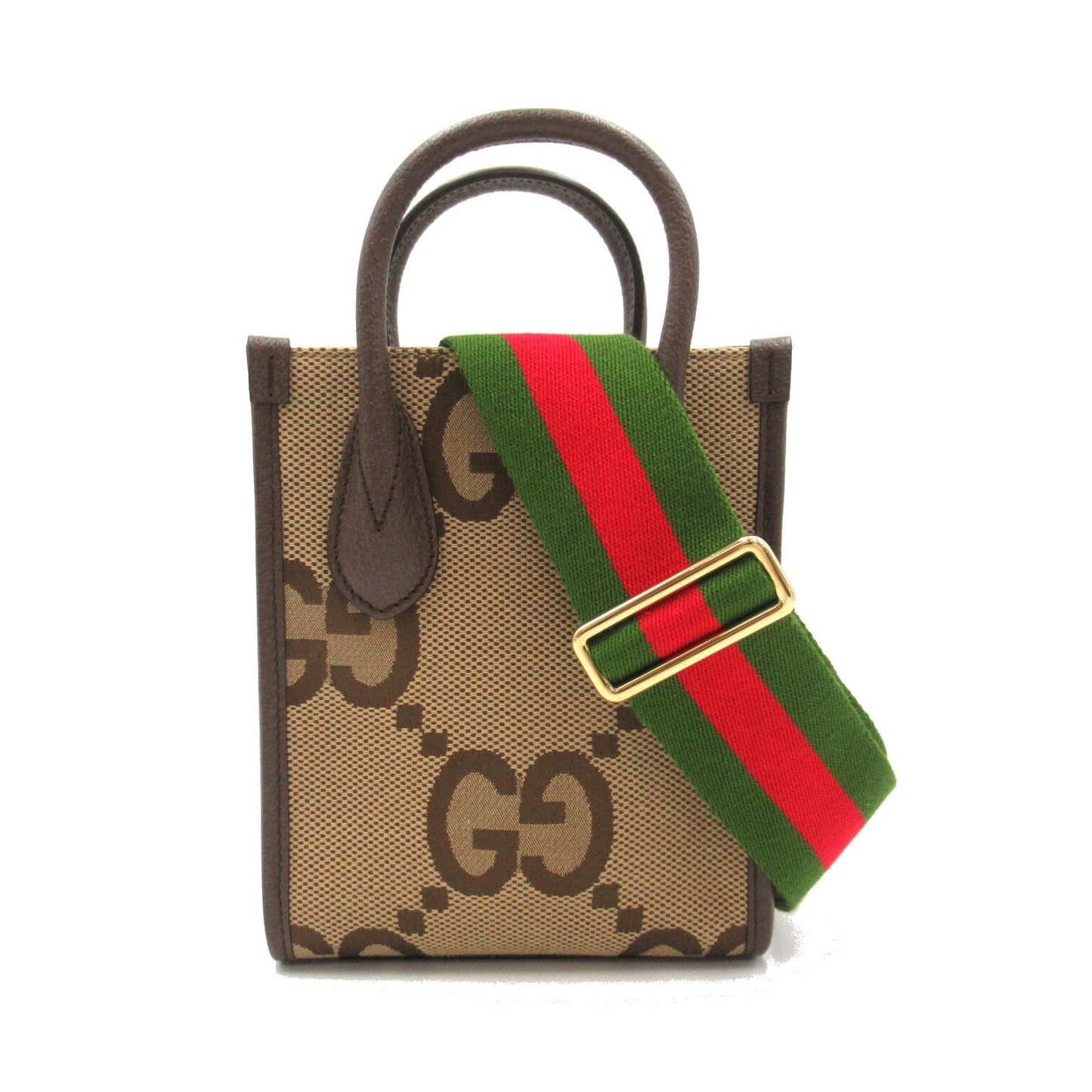 Luxury Gucci Trending 2025 Jumbo GG 2way shoulder bag Shoulder bag Canvas Brown