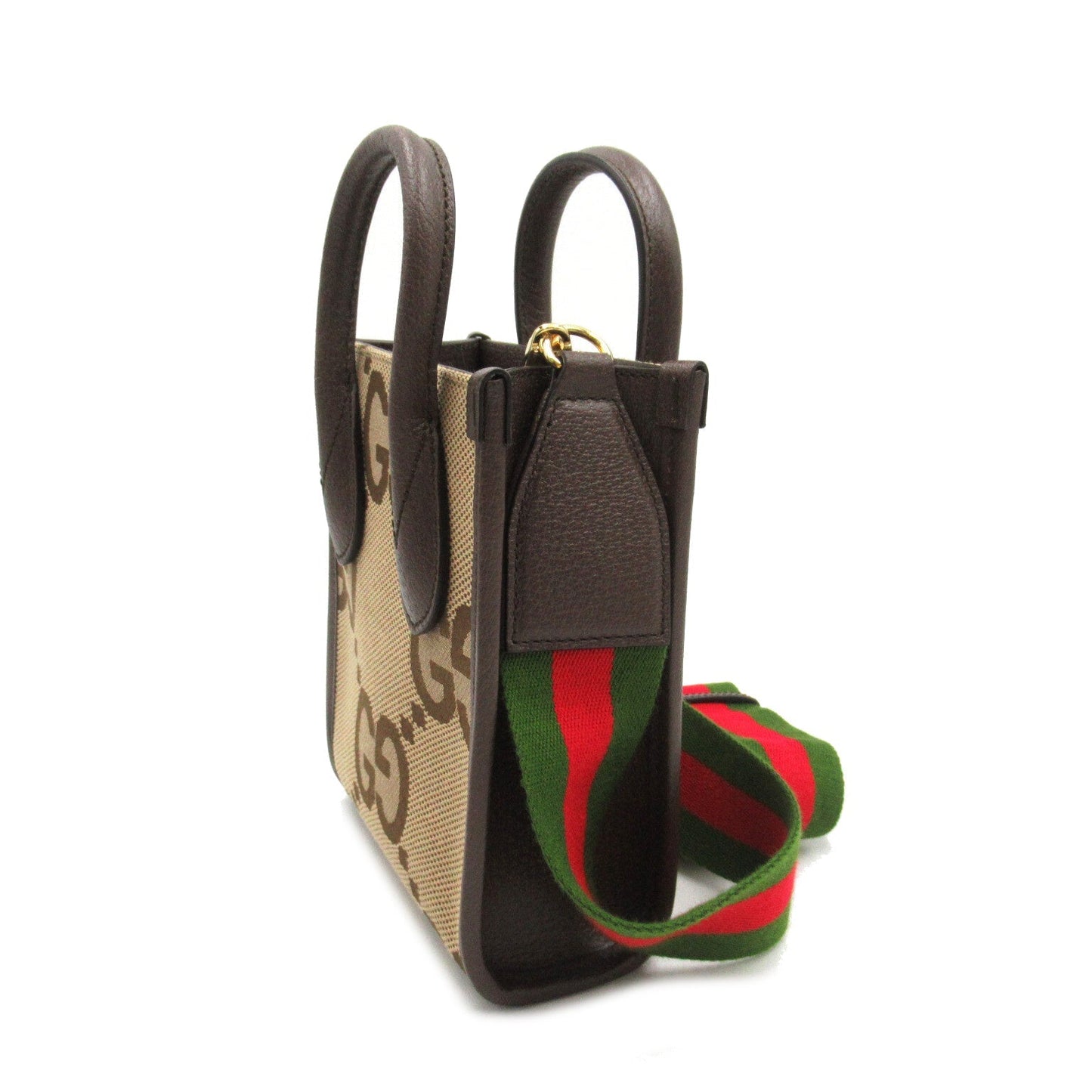 Luxury Gucci Trending 2025 Jumbo GG 2way shoulder bag Shoulder bag Canvas Brown