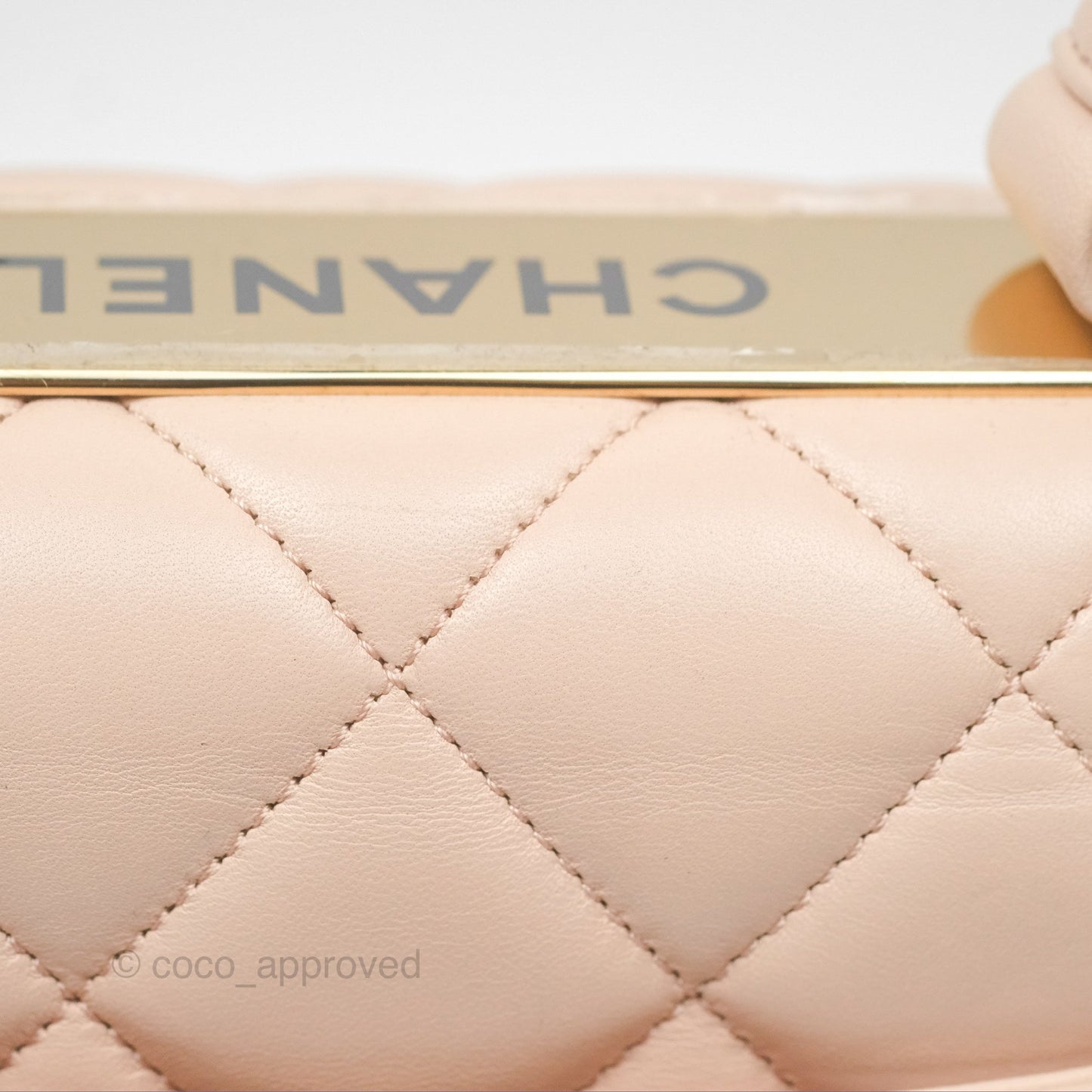 Chanel Trendy CC Small Beige Lambskin Gold Hardware