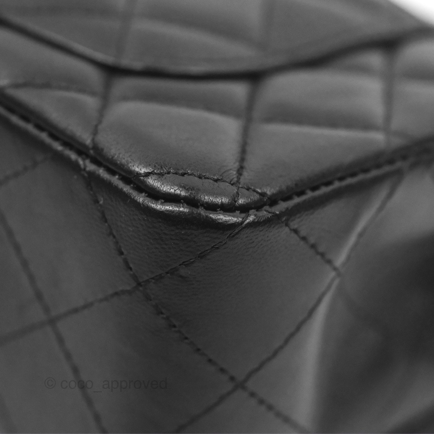Chanel Quilted Mini Rectangular So Black Lambskin
