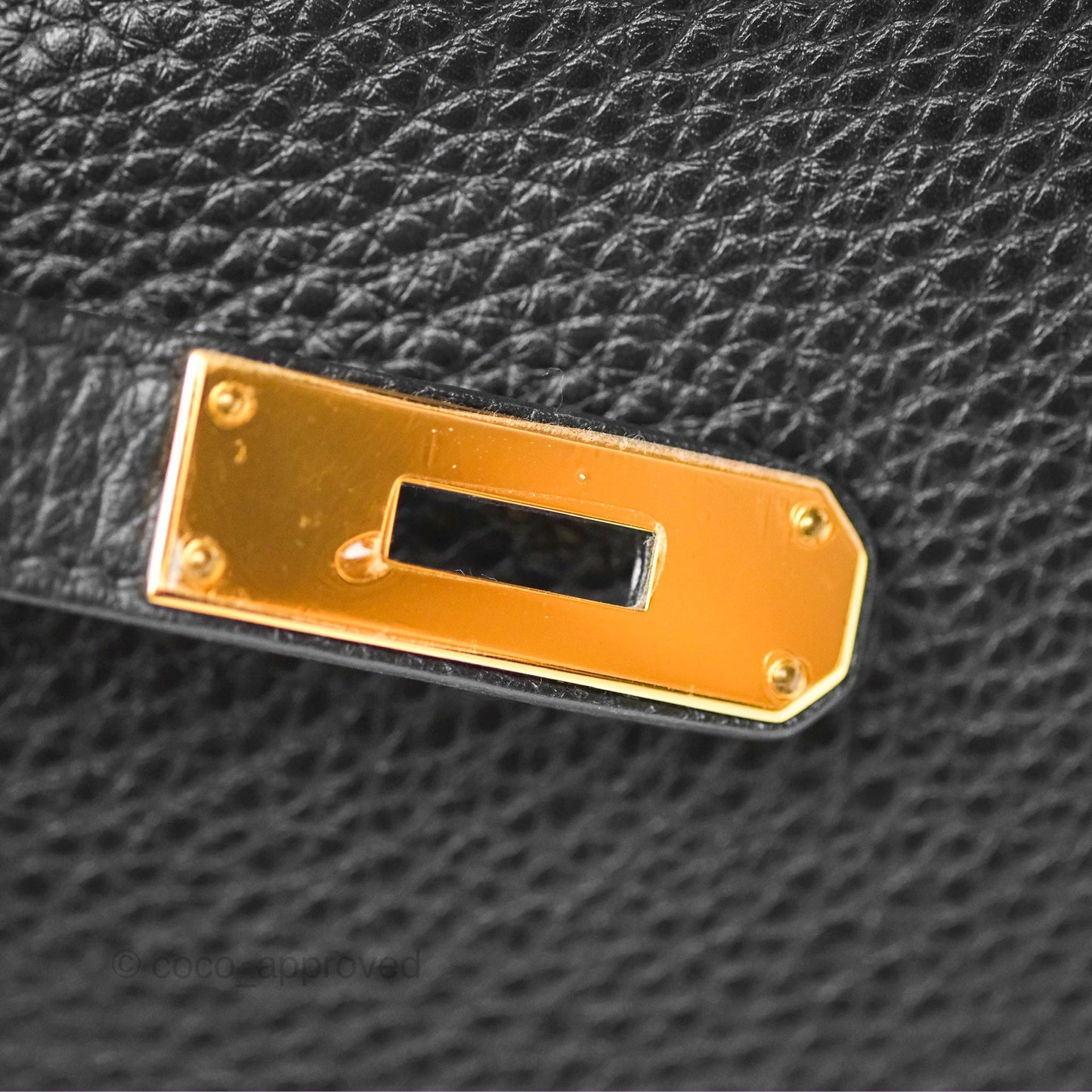 Hermès Birkin 30 Retourne Black Noir 89 Clemence Gold Hardware