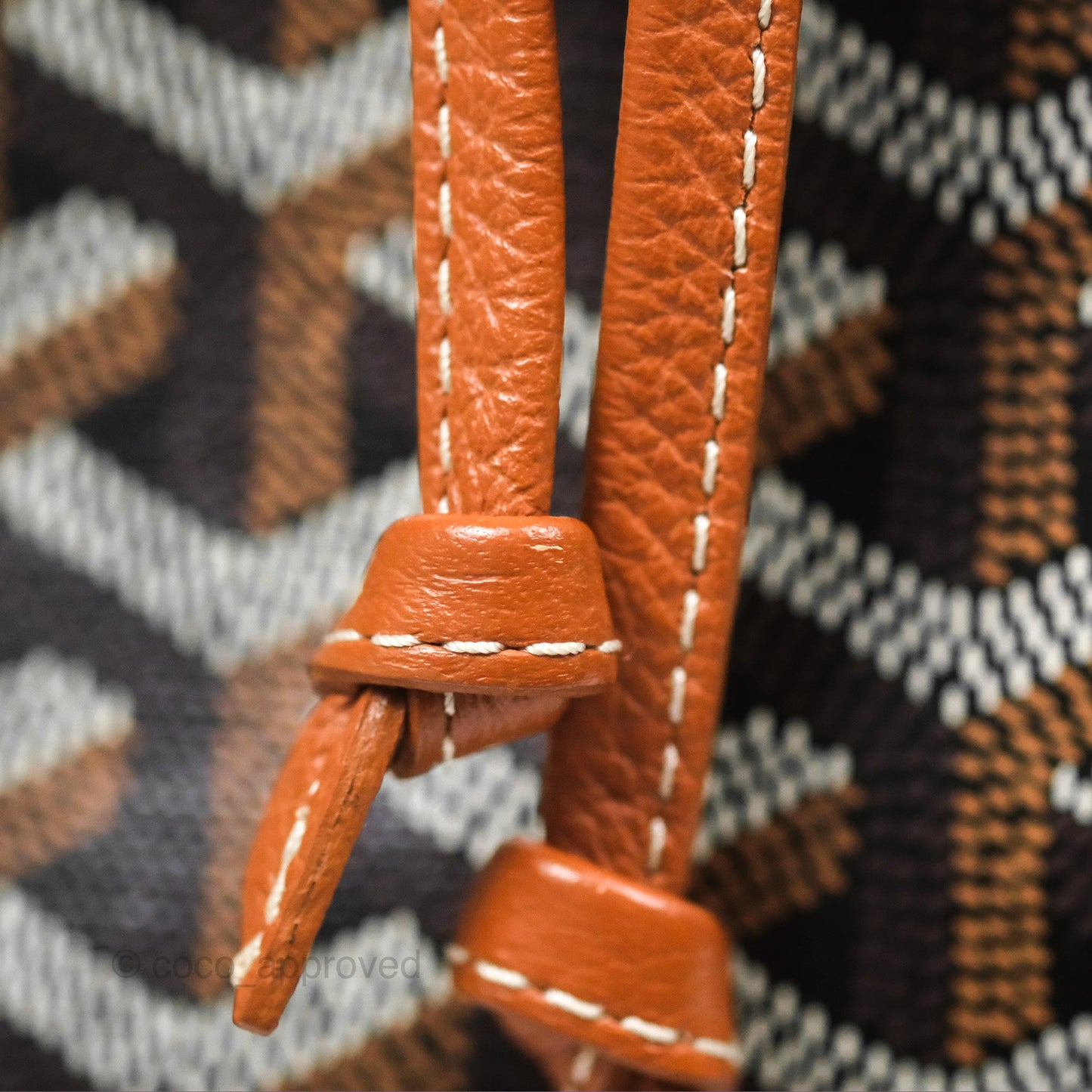 Goyard Petit Flot Bucket Bag Black & Tan Goyardine