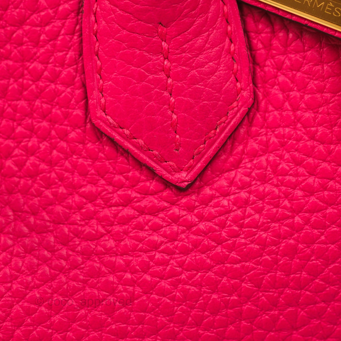 Hermès Birkin 30 Retourne I6 Rose Extrême Clemence Gold Hardware