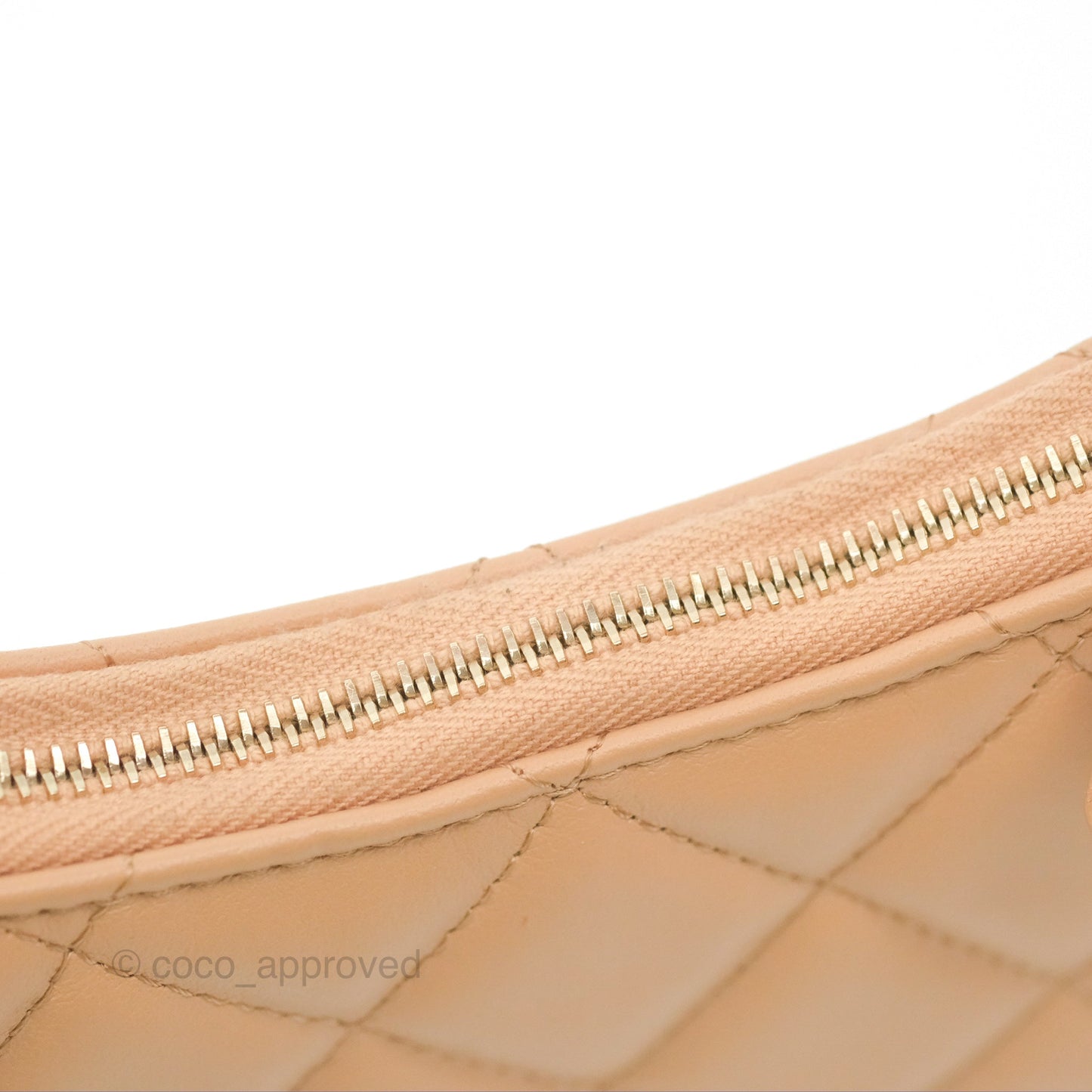 Chanel Small Hobo Bag Beige Aged Calfskin Aged Gold Hardware 23K