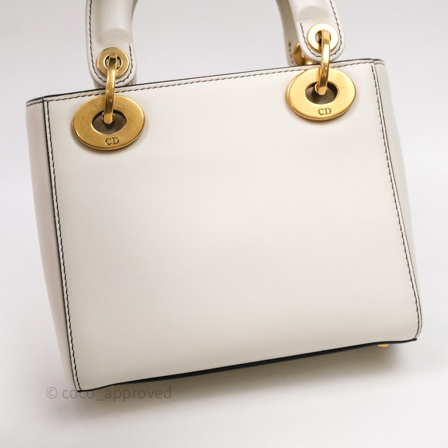 Christian Dior Mini Lady Dior Niki De Saint Phalle Calfskin White