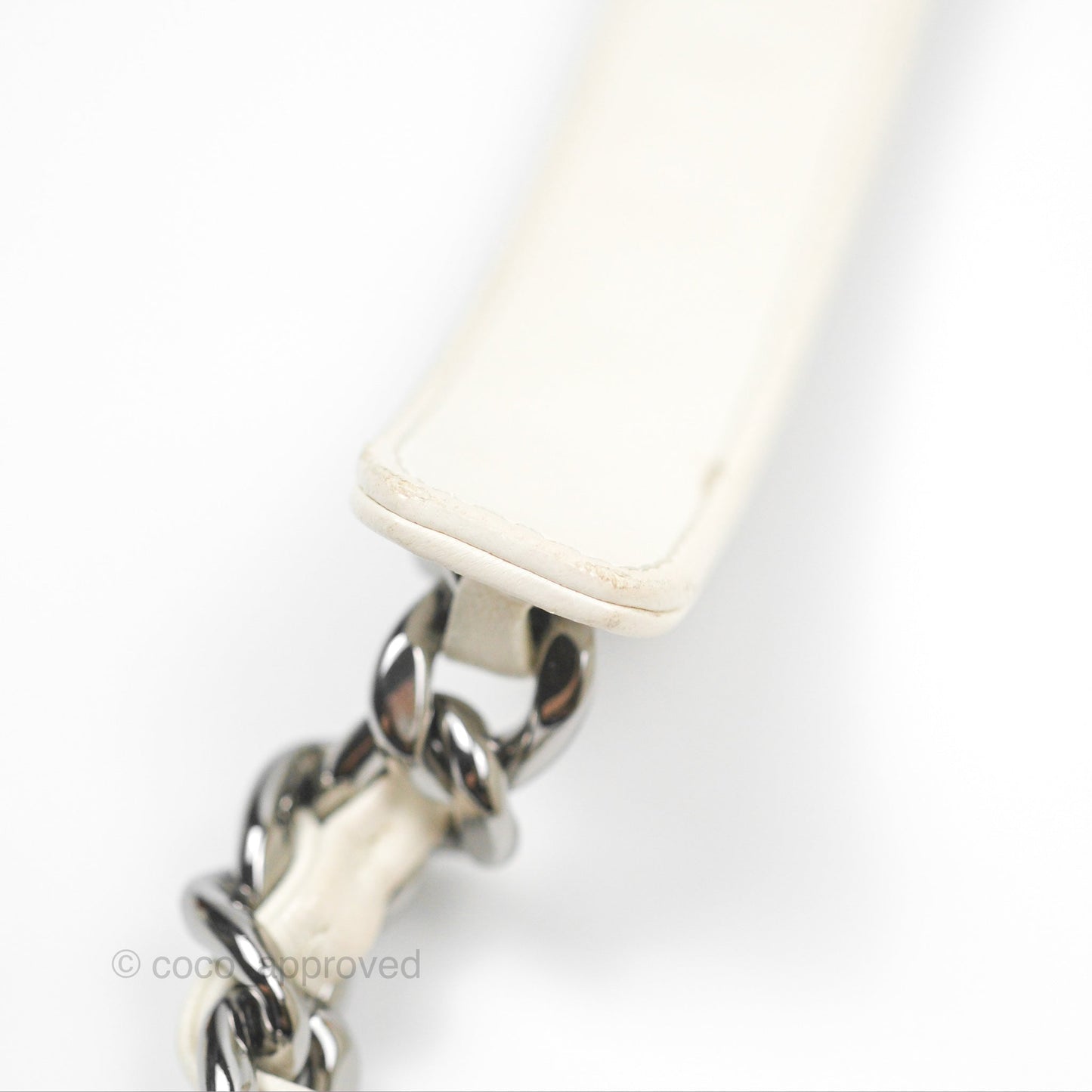 Chanel 19 Small Ivory White Lambskin Mixed Hardware