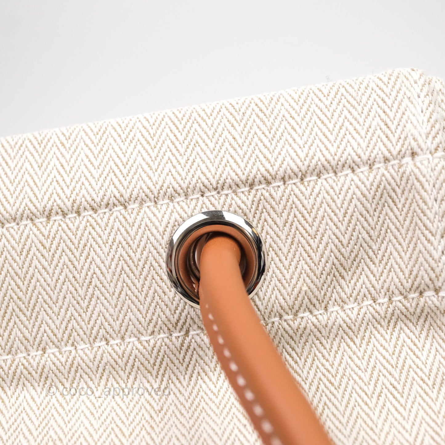 Hermès Aline Canvas Tote Bag
