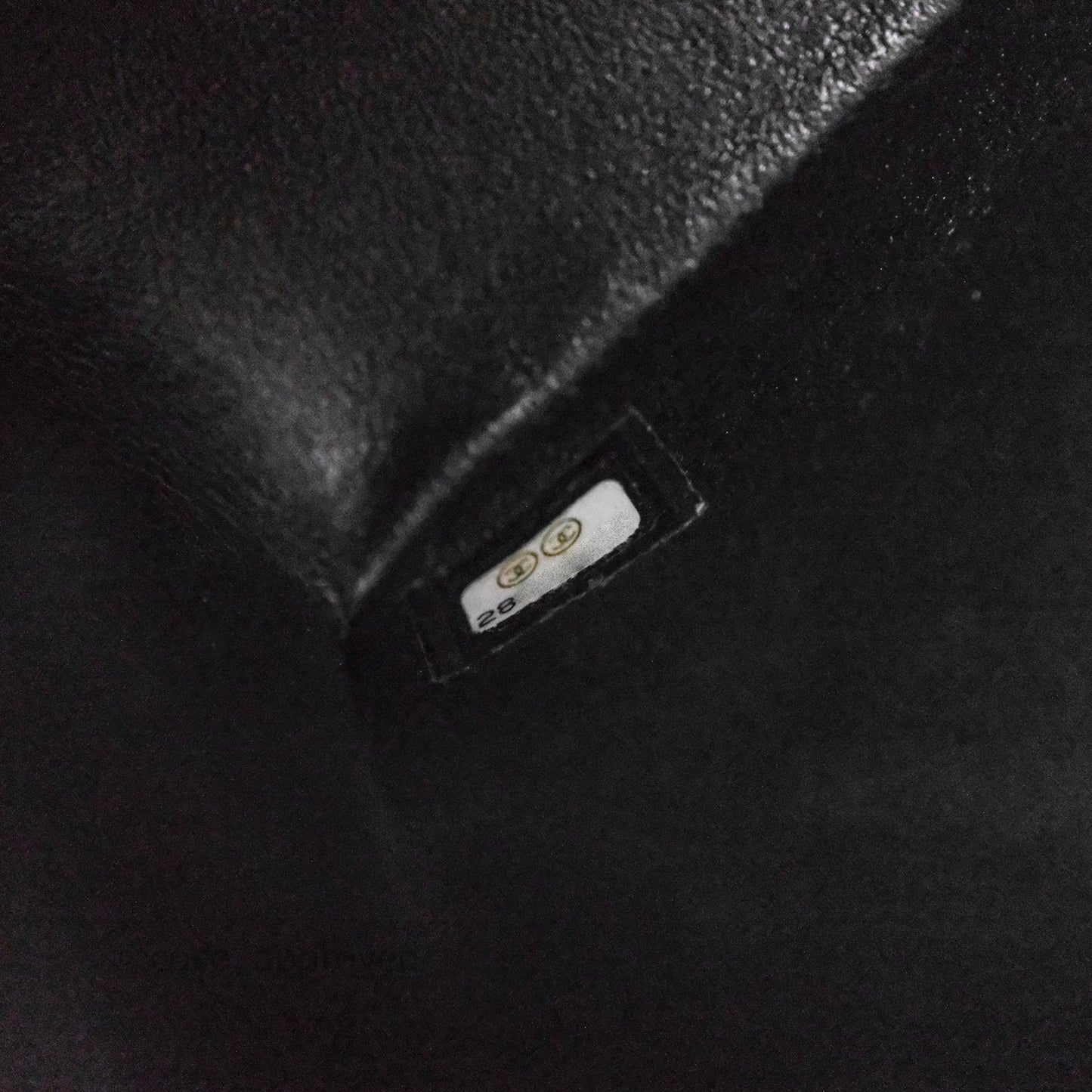 Chanel Mini Square Quilted Black Lambskin Silver Hardware