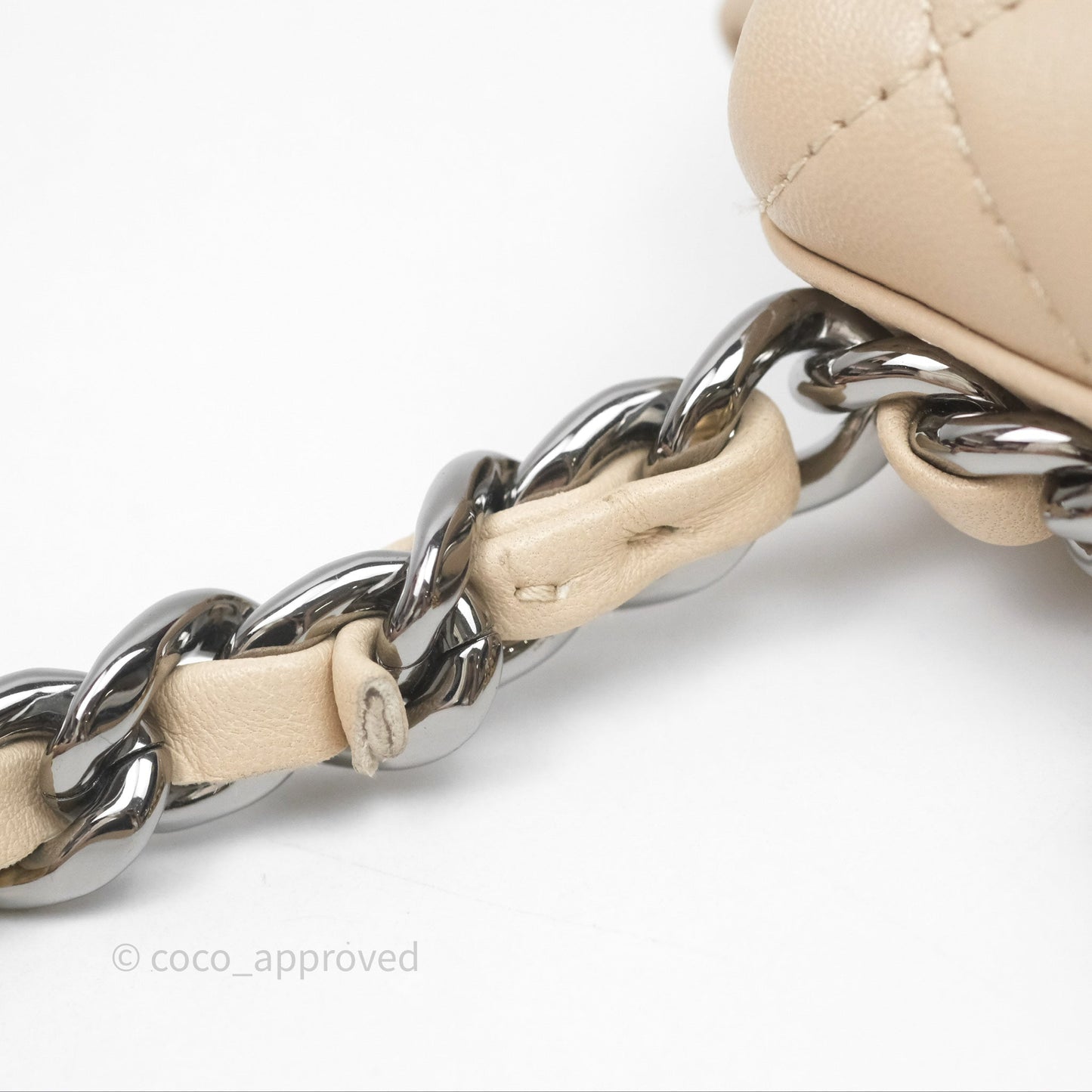 Chanel 19 Small Beige Mixed Hardware