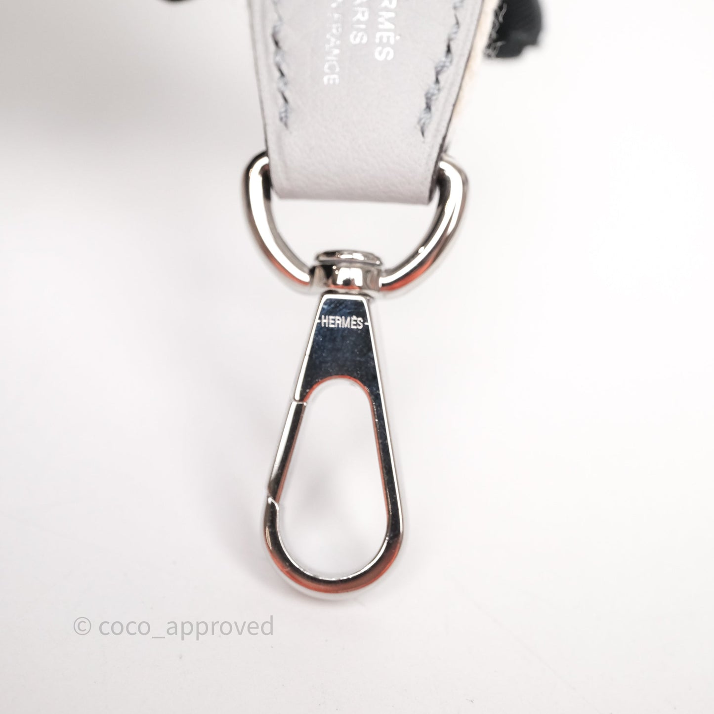 Hermès Mini Evelyne 16 Bleu Pale/Nata 08 Clemence Palladium Hardware