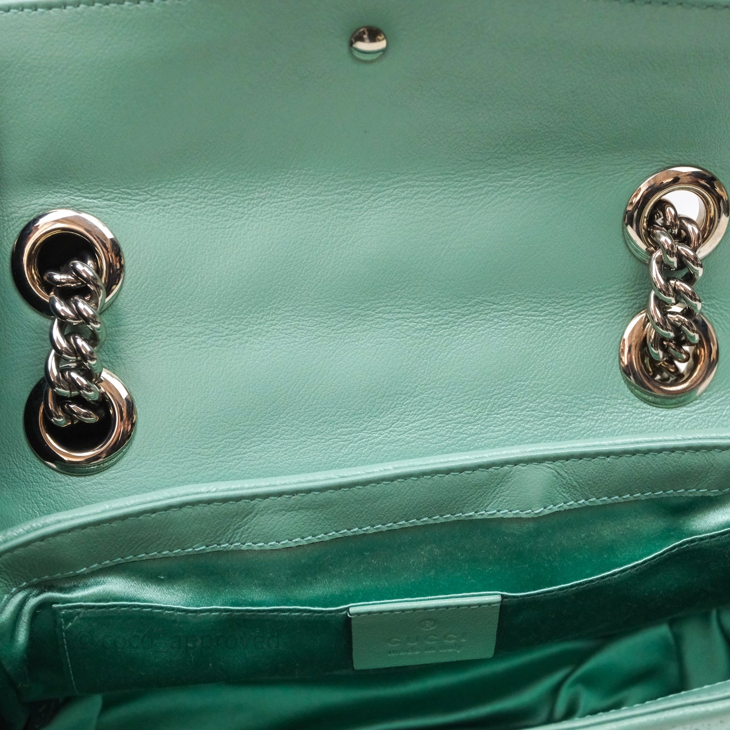 Gucci Mini Marmont Small Sequin Silver Hardware