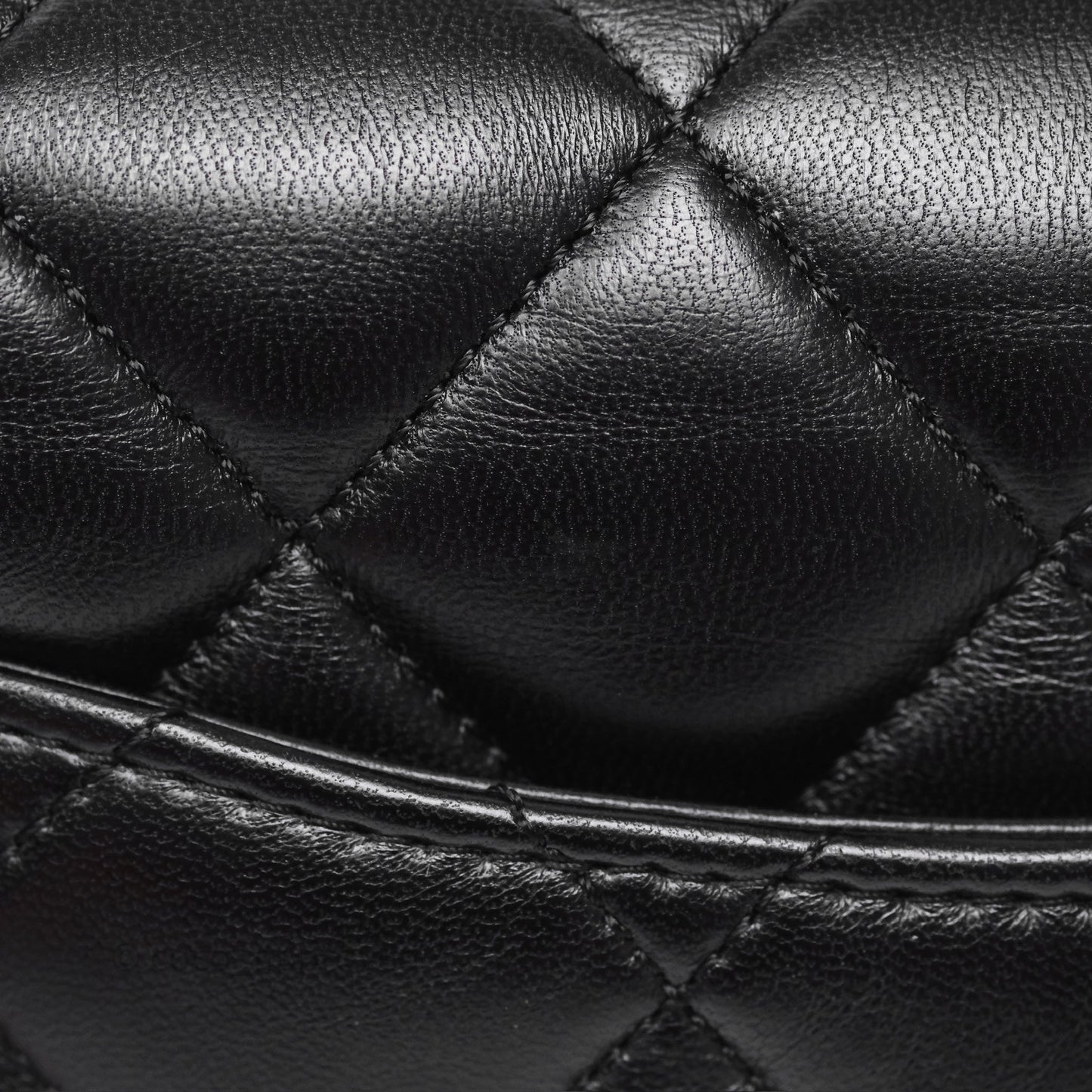 Chanel Small Funky Town Black Lambskin Aged Gold Hardware