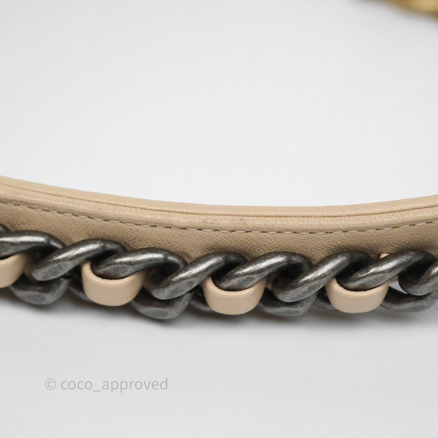 Chanel 19 Small Beige Mixed Hardware