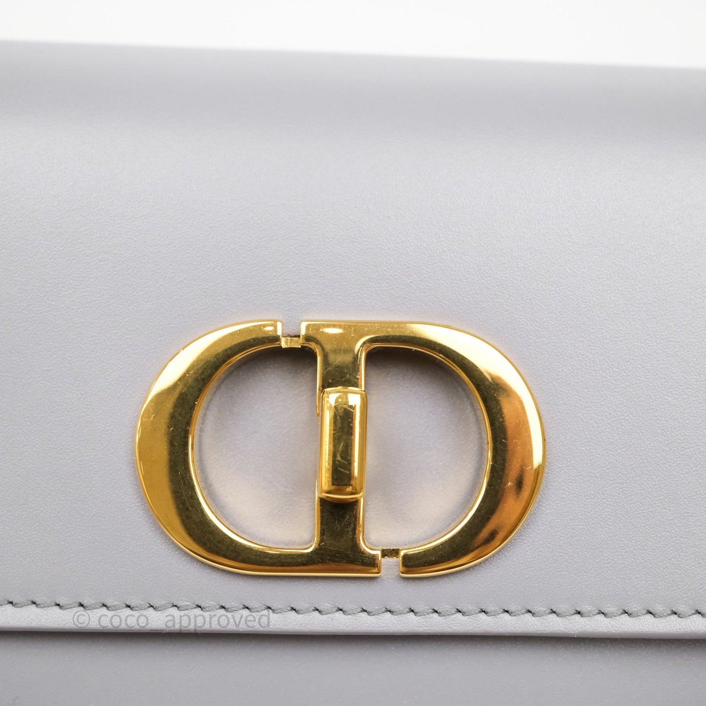 Dior 30 Montaigne Avenue Bag Grey Box Calfskin