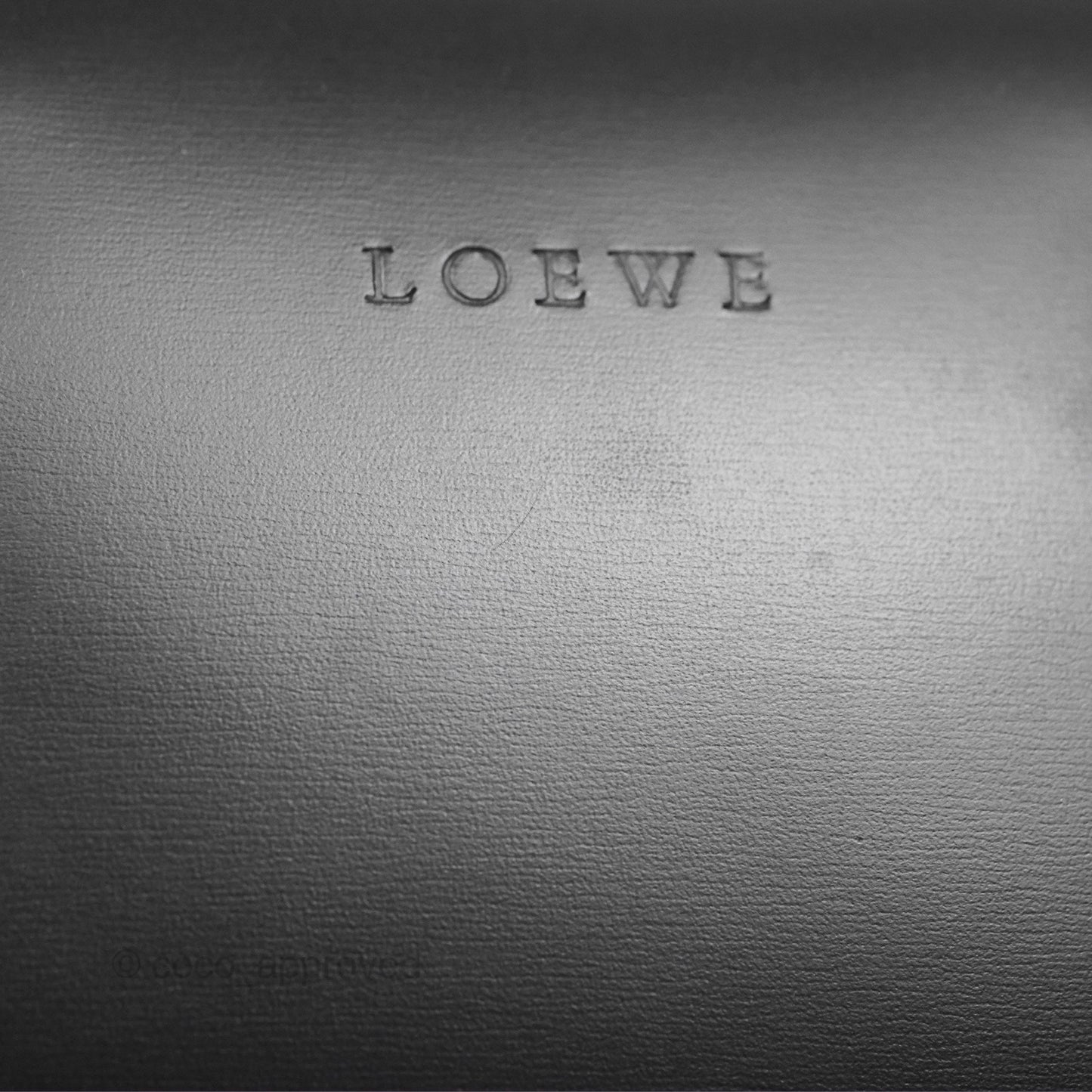 Loewe Vintage Small Postal Handle Bag Black Leather
