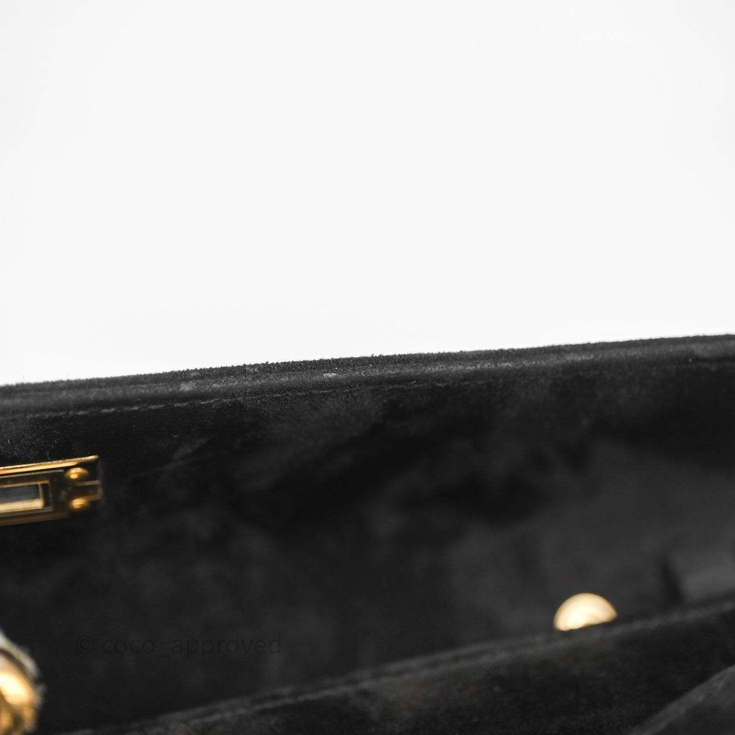 Hermès Kelly Elan Black Noir 89 Doblis Gold Hardware