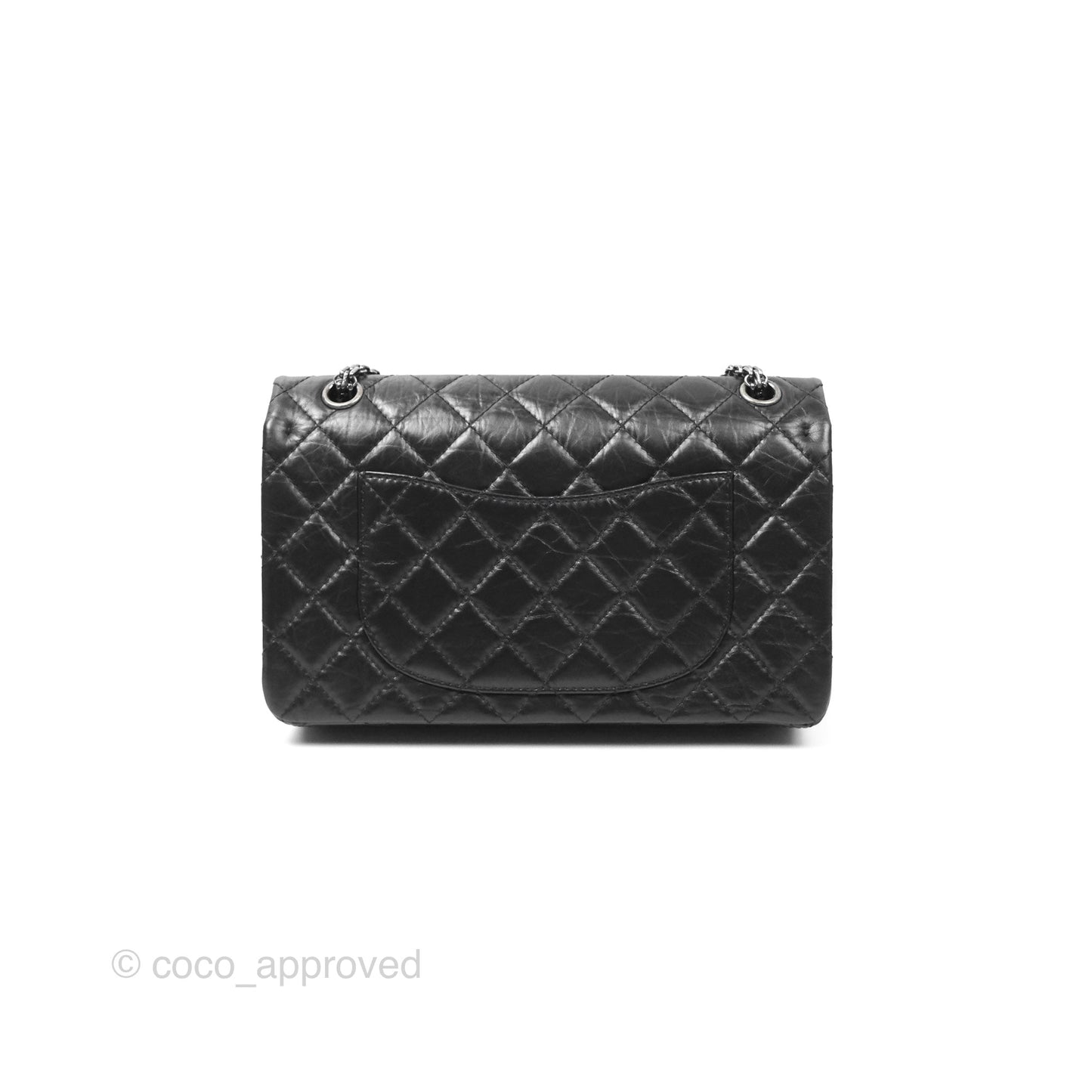 Chanel Reissue 226 Quilted Black Aged Calfskin Ruthenium Hardware