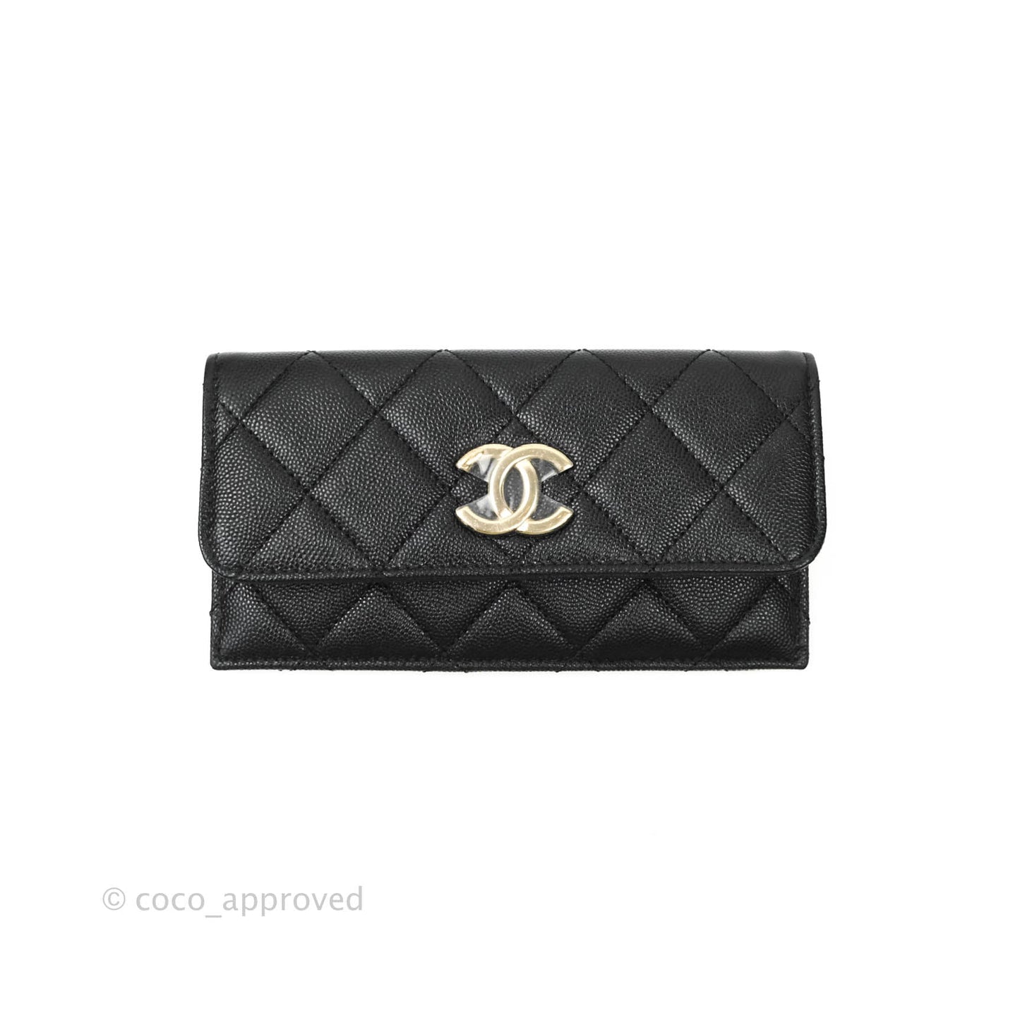 Chanel Camera Bag With Detachable Pouch Black Caviar Gold Hardware