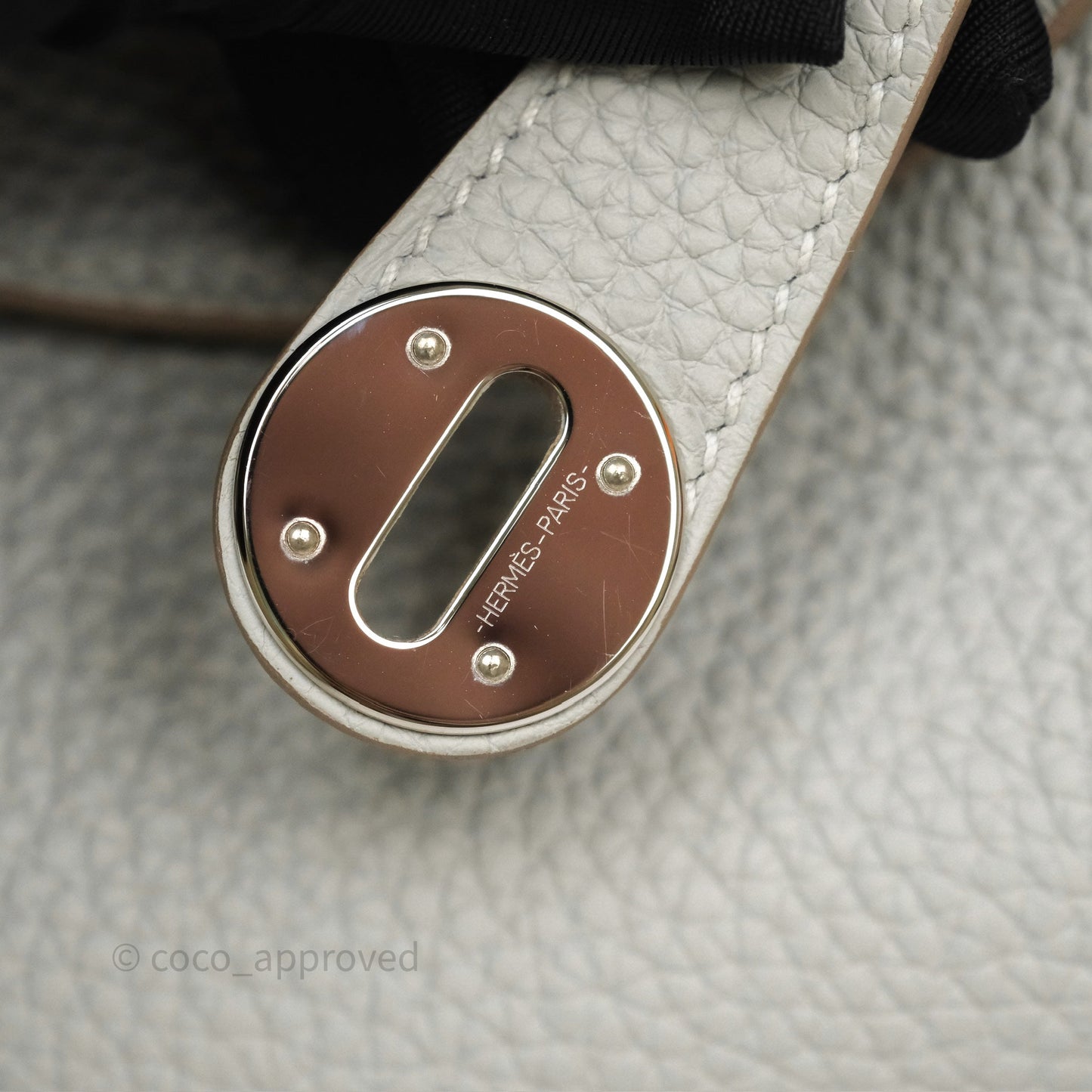 Hermès Lindy 26 Gris Perle 80 Clemence Palladium Hardware