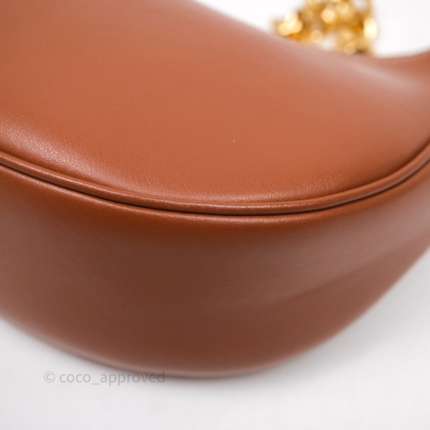 Celine Medium Ava Chain Bag Calfskin Tan