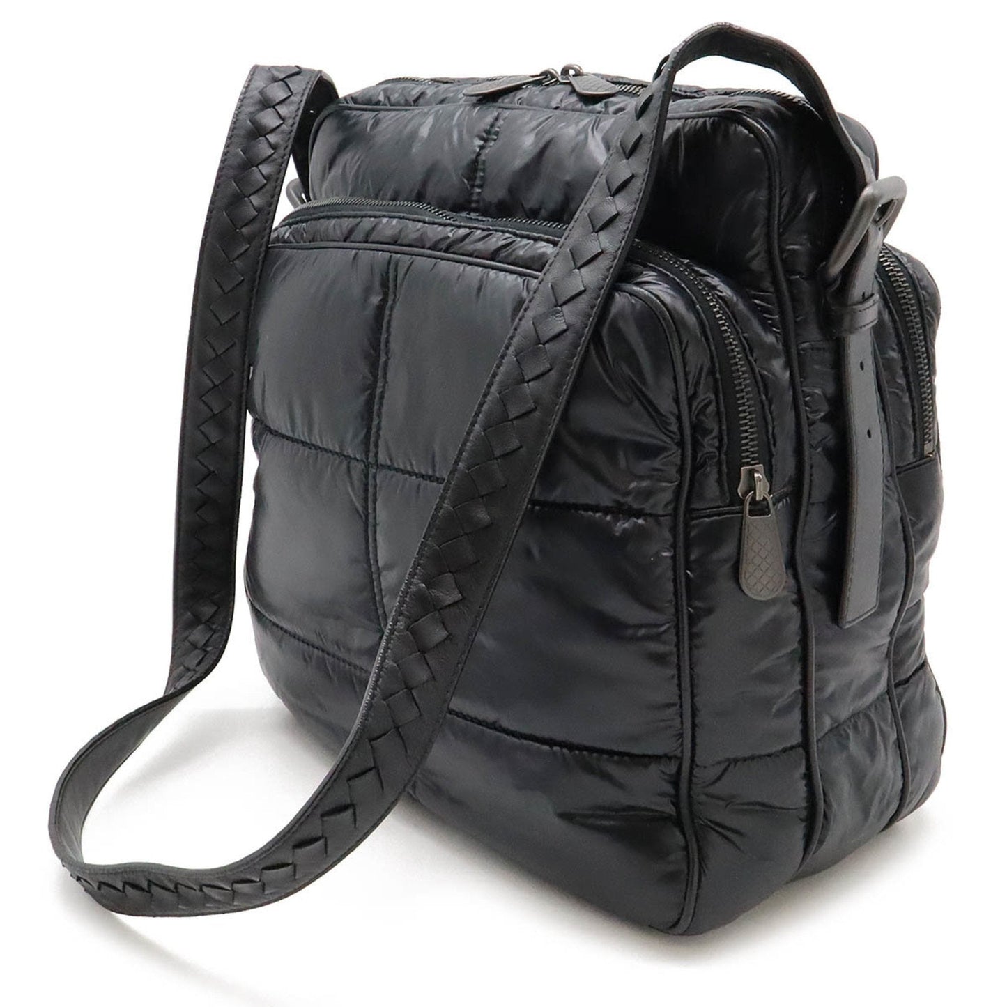 Luxury Bottega Veneta  Nylon Leather Shoulder Bag ()