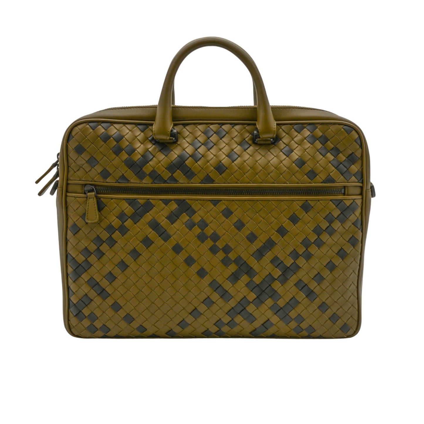 Luxury Bottega Veneta Leather Messenger Bag